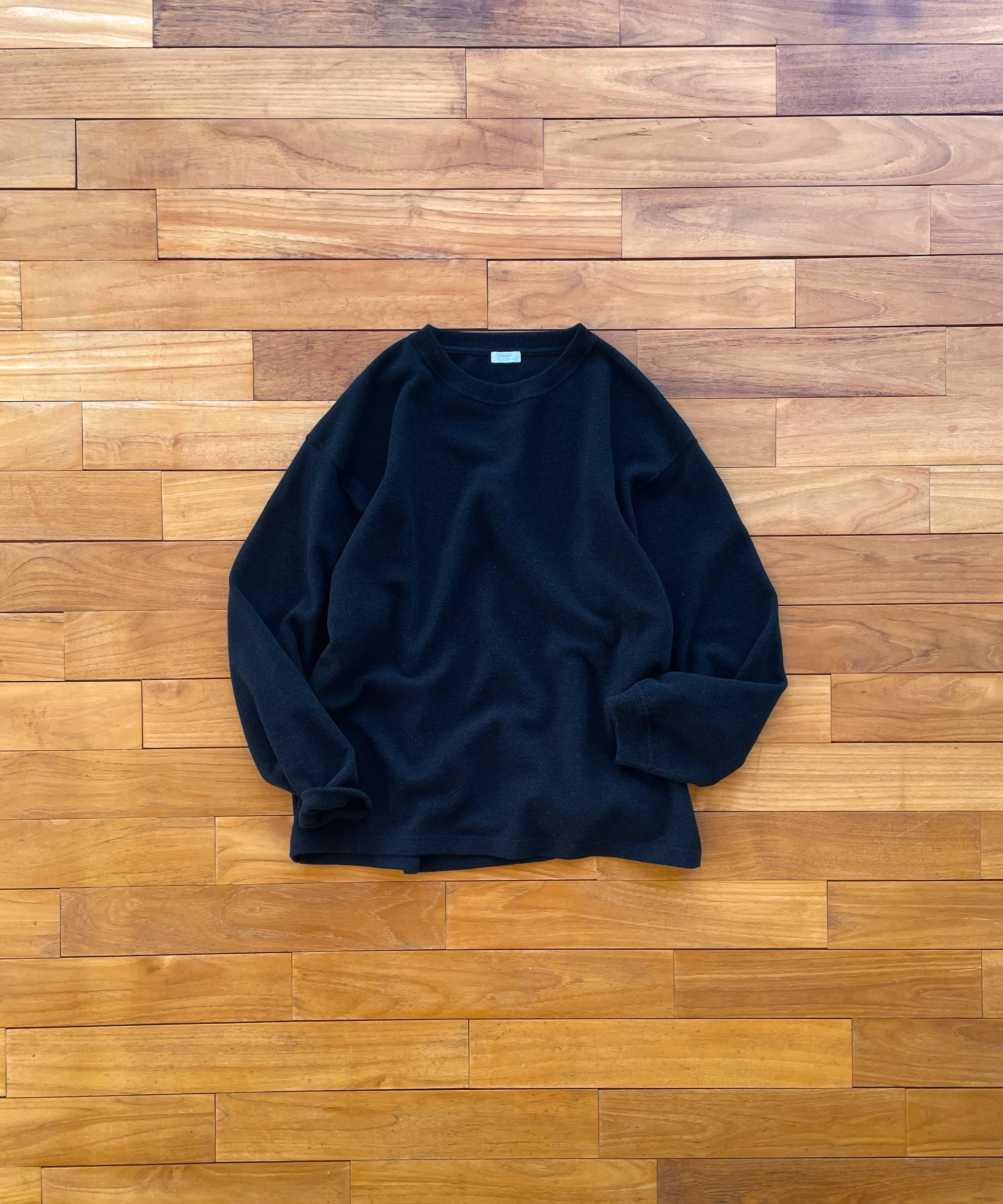 crepuscule Co/ra moss stitch P/O "BLACK"