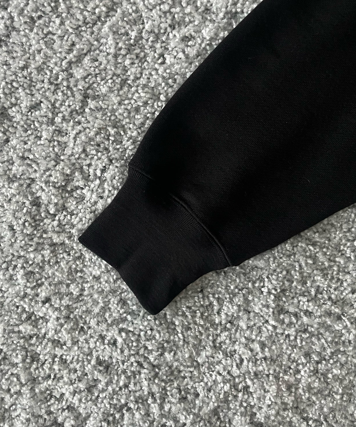 OLD FOLK HOUSE Half-snap sweatshirt "BLACK"