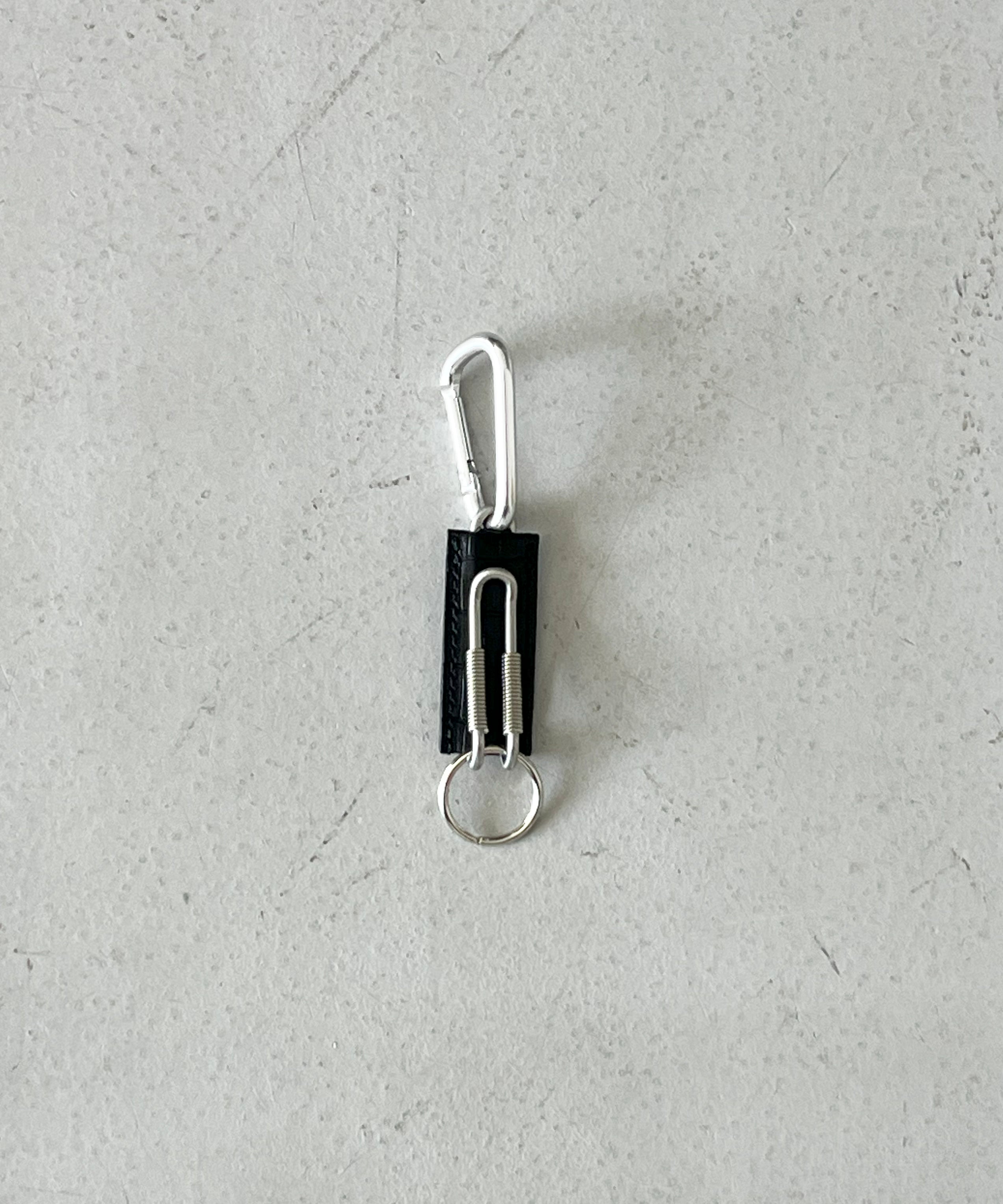 ED ROBERT JUDSON Spring clip key holder "BLACK"