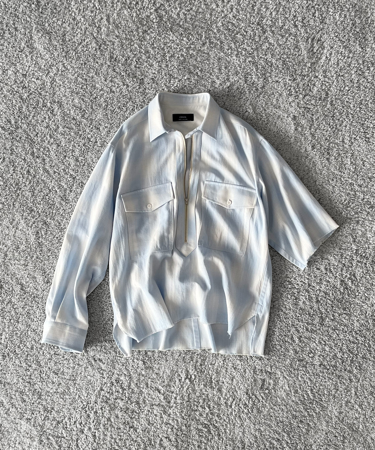 ensou. Left-handed shirt "A.SONIC BLUE"