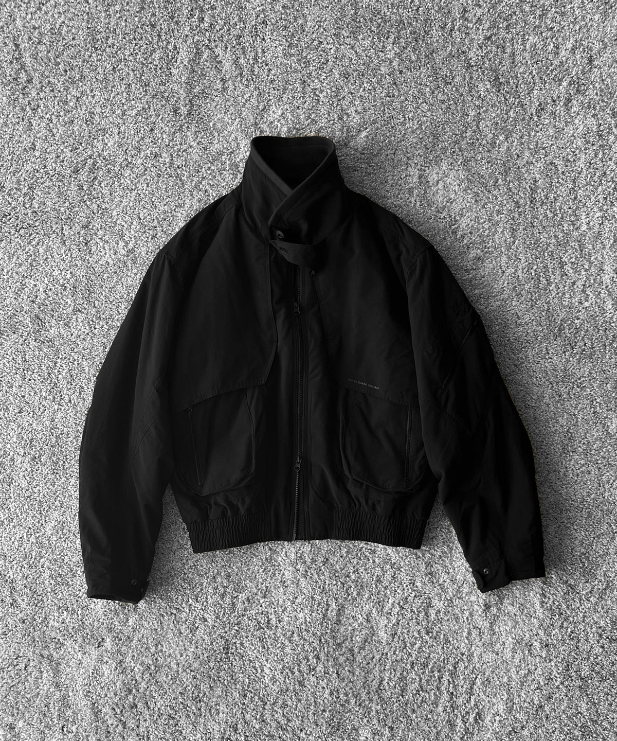 SAN SAN GEAR Bomber jacket “WASHED NAVY”