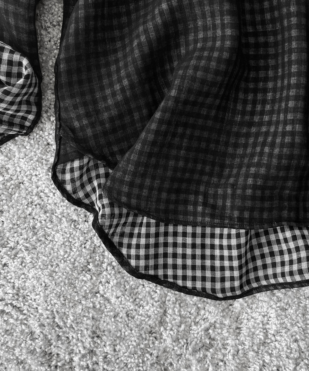 saby Lapel shirt -bishu japan wool plaid fab- "GINGHAM CHECK"