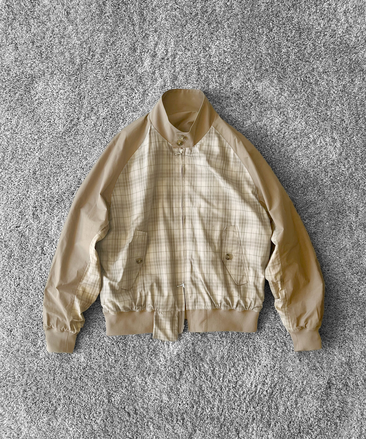 UNUSED Us2567 UNUSED × BARACUTA reversible jacket "TAN"