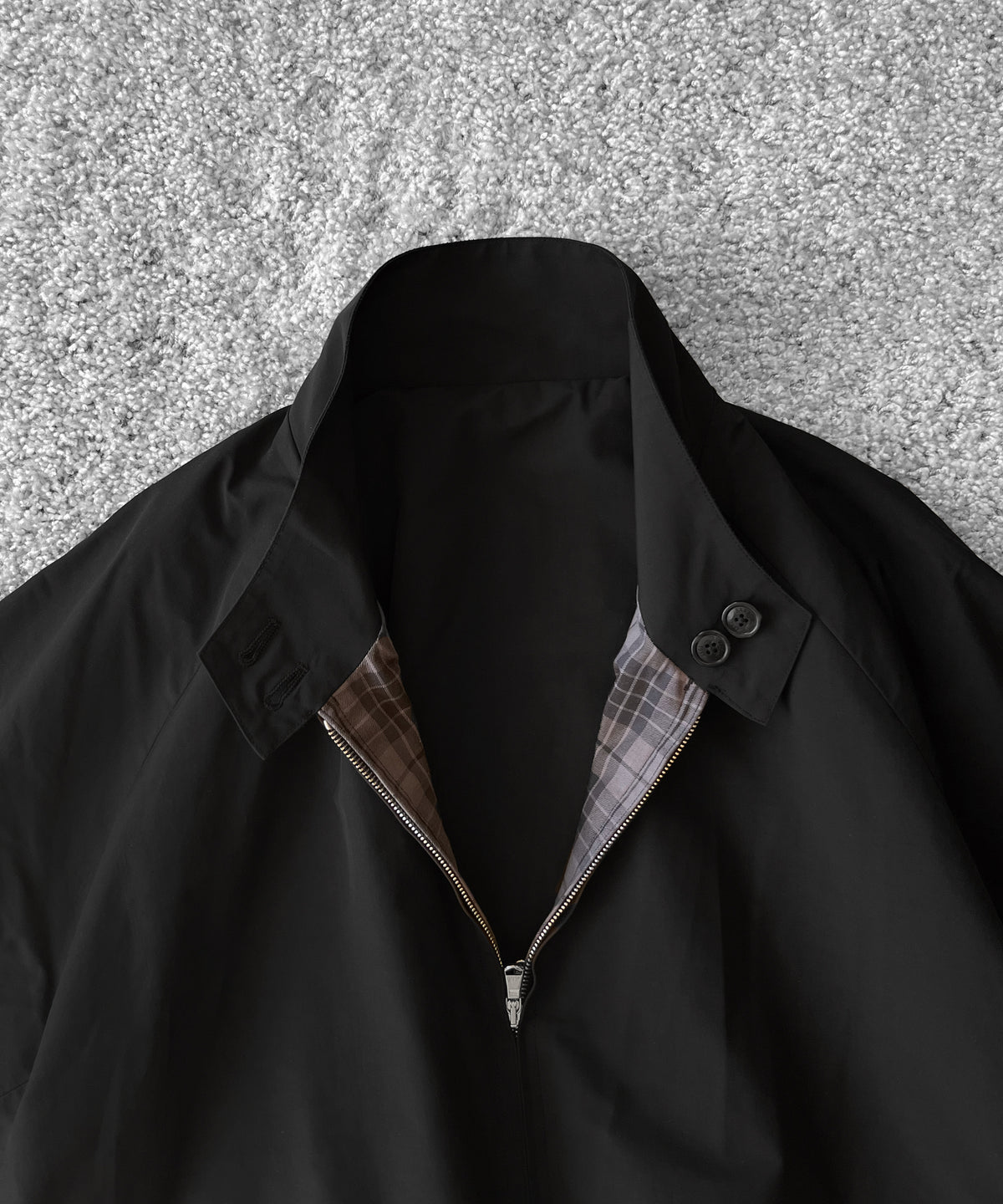 UNUSED Us2567 UNUSED × BARACUTA reversible jacket "BLACK"