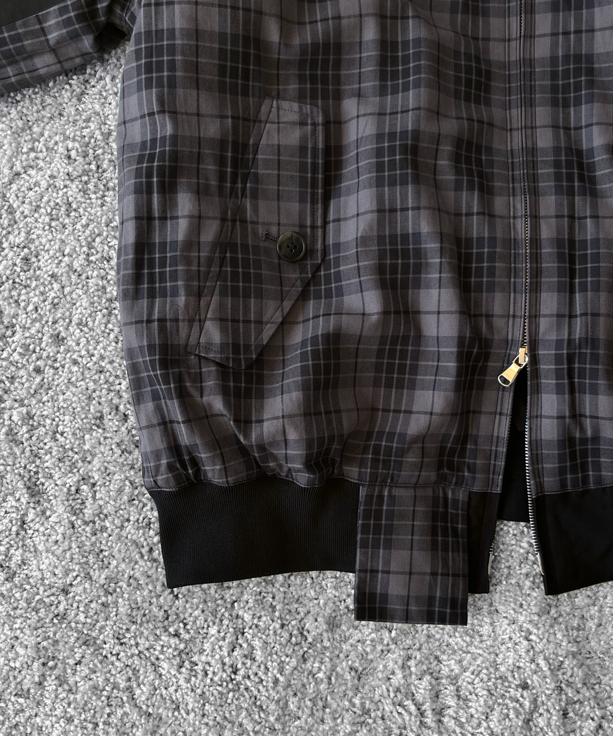 UNUSED Us2567 UNUSED × BARACUTA reversible jacket "BLACK"