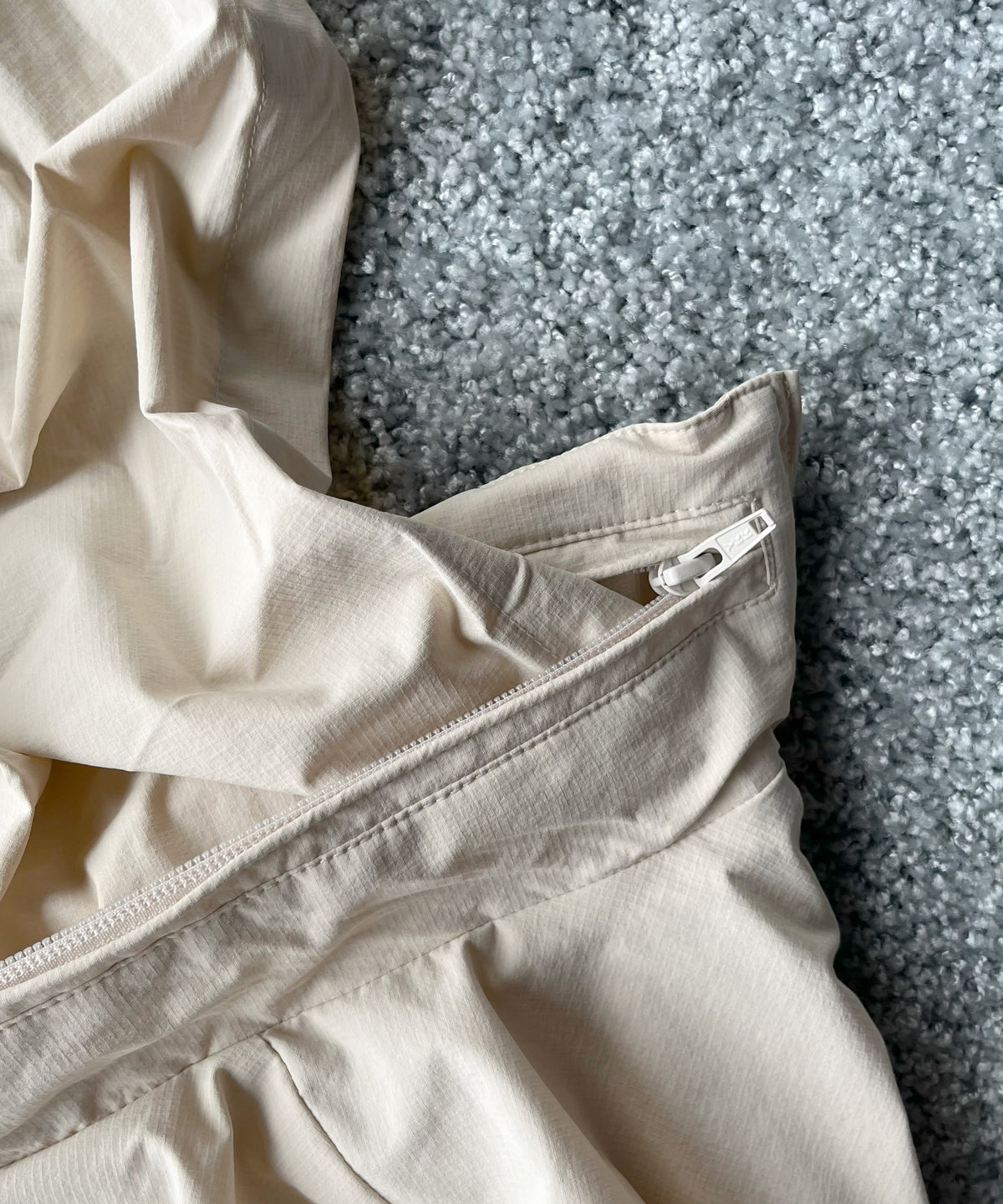 PHINGERIN Cushy fleece jacket “A:BEIGE”