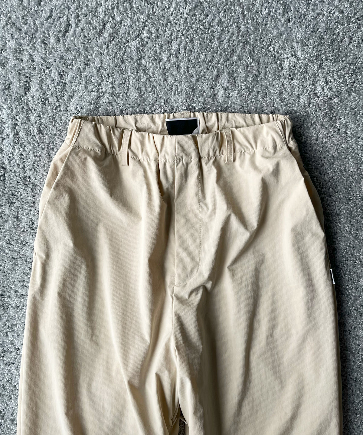 PHINGERIN Cushy fleece pants “A:LIGHT BEIGE”