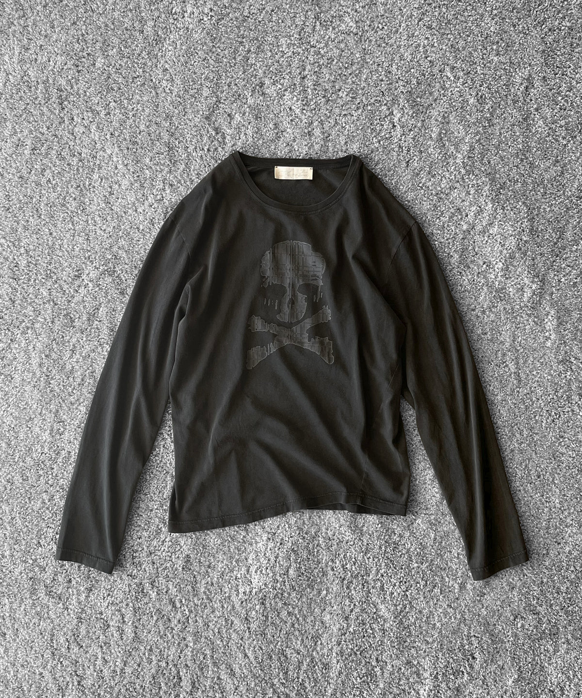 Sex&Jeans Crying skull longsleeve "WASHED BLACK"