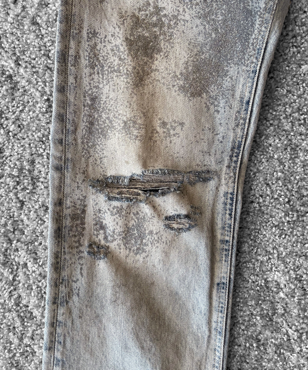 Sex&Jeans Glitter stained jeans "INDIGO"