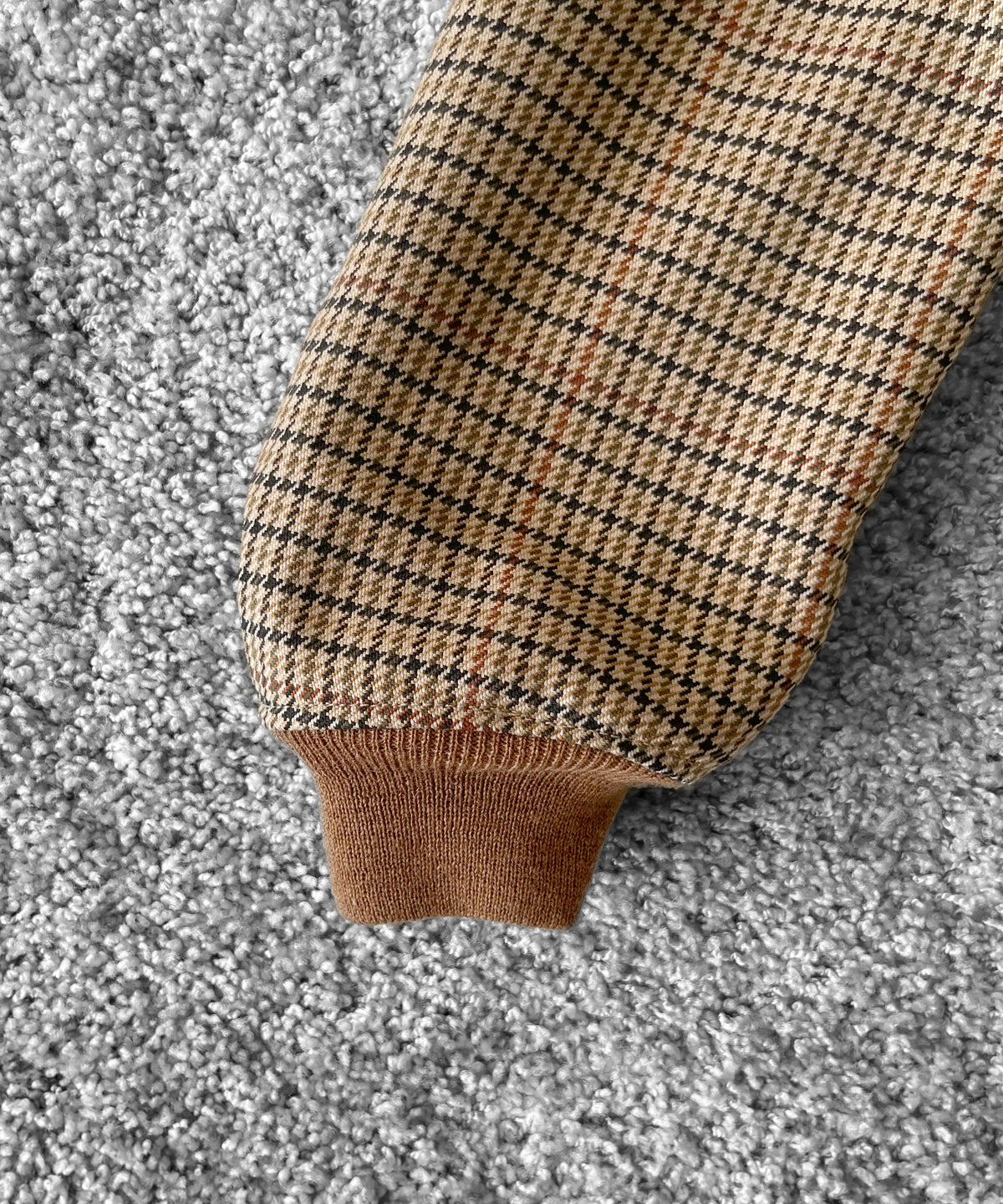 ENGINEERED GARMENTS A-1 jacket - polyester gunclub check "BROWN"