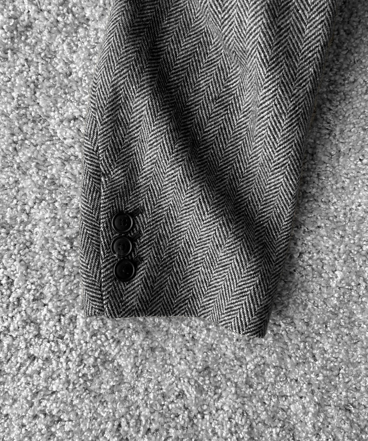URU Silk napped tweed - over jacket "D.GRAY"