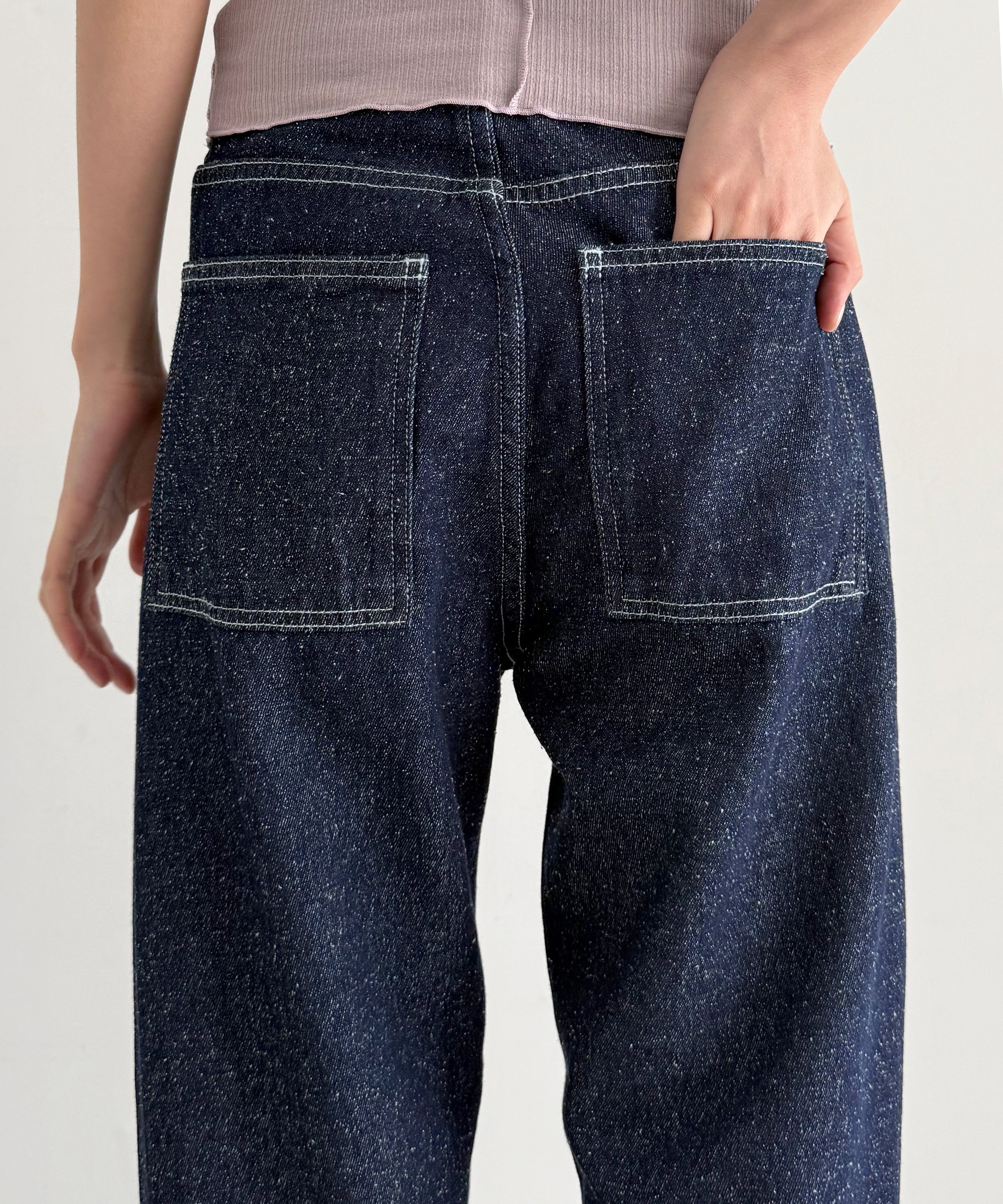 Baserange Tajo pants women "INDIGO BLUE"