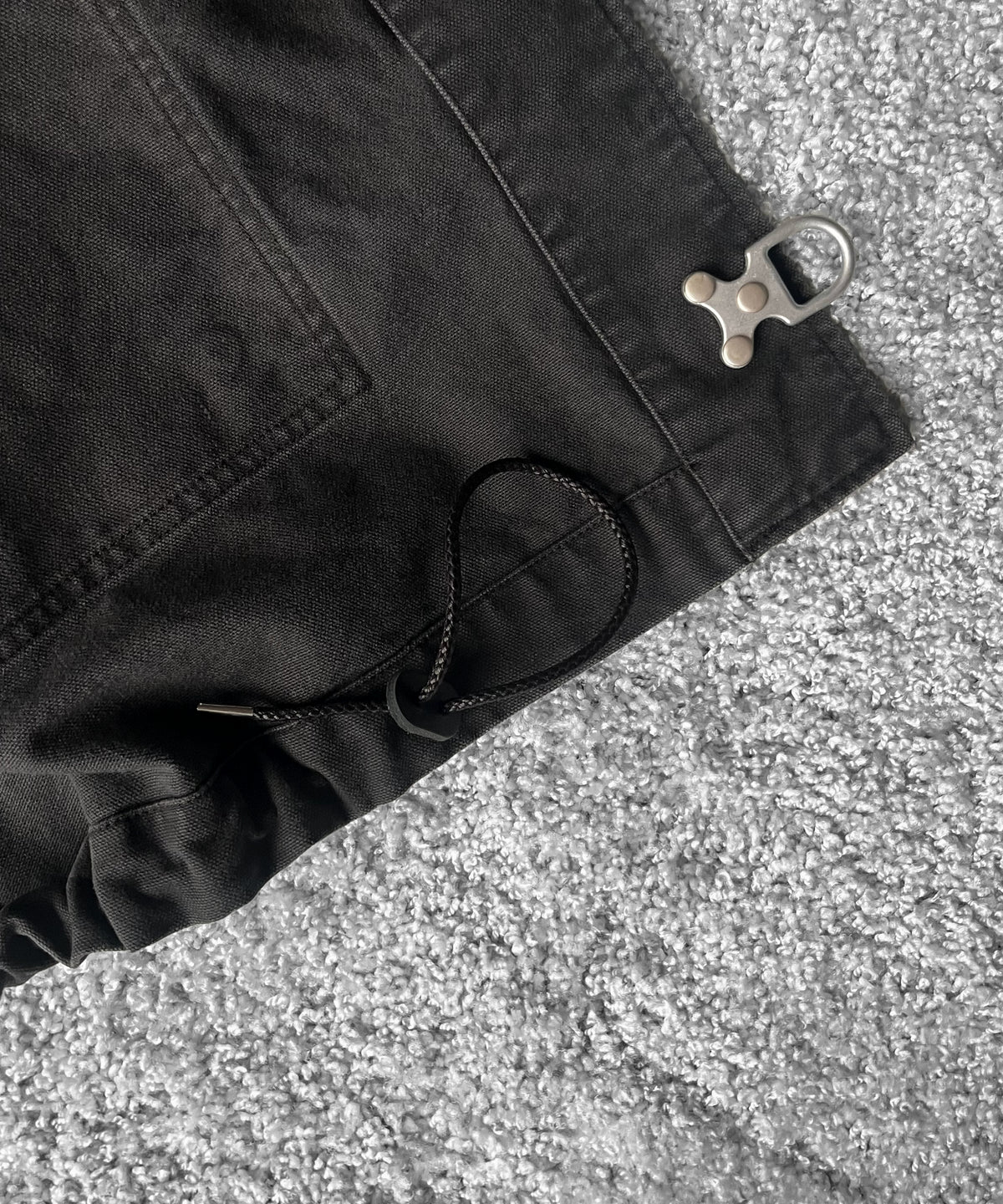 ensou. Fireman parka "B.BLACK"