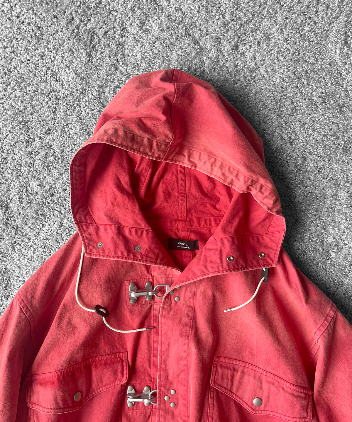ensou. Fireman parka "A.RED"