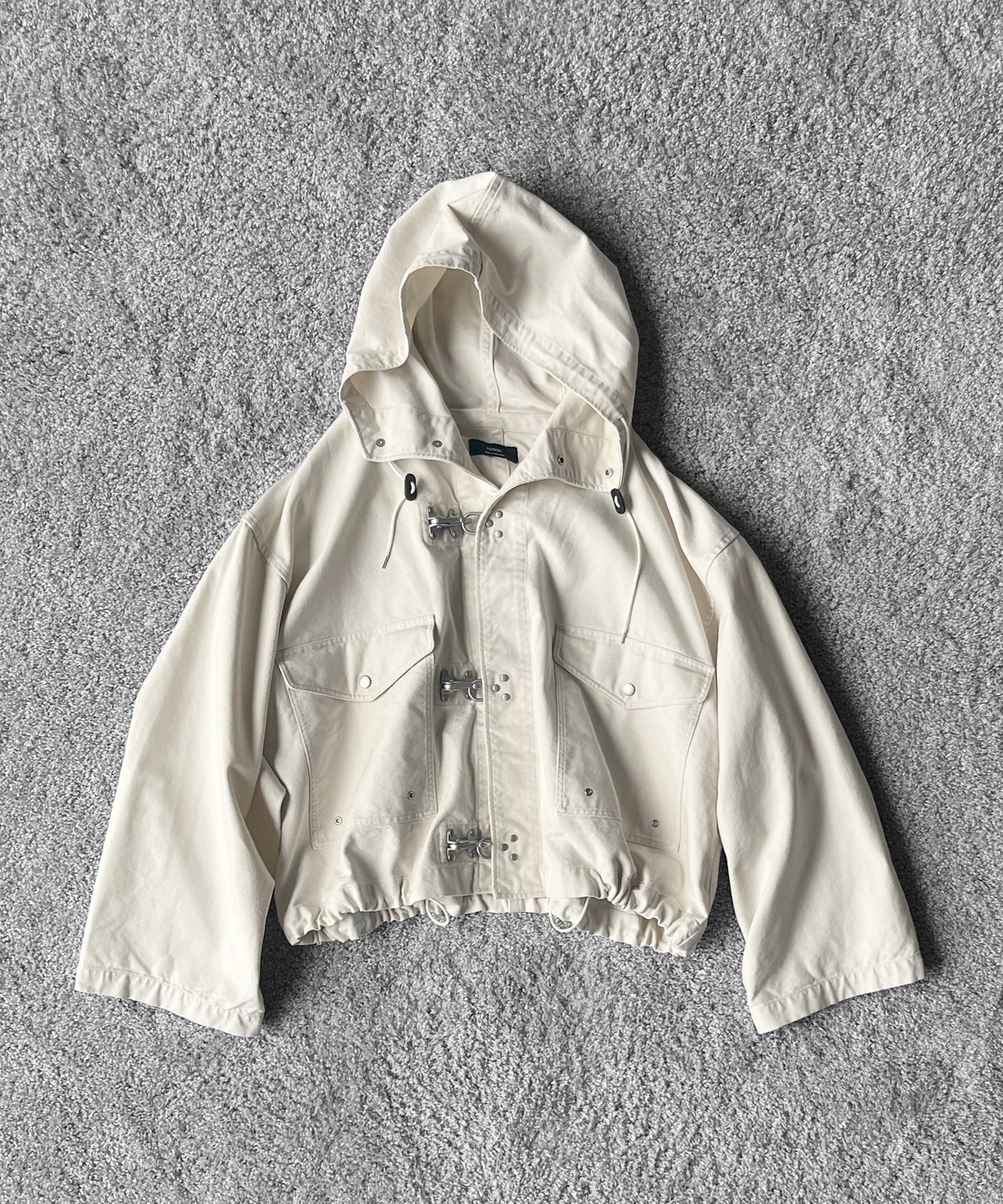 ensou. Fireman parka "B.BLACK"