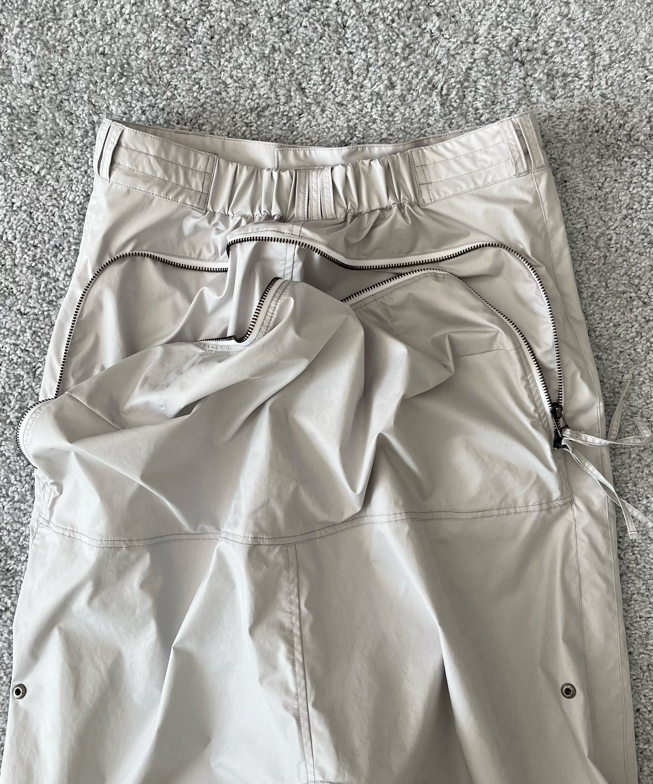 JIAN YE Guai morph pants "WHITE"