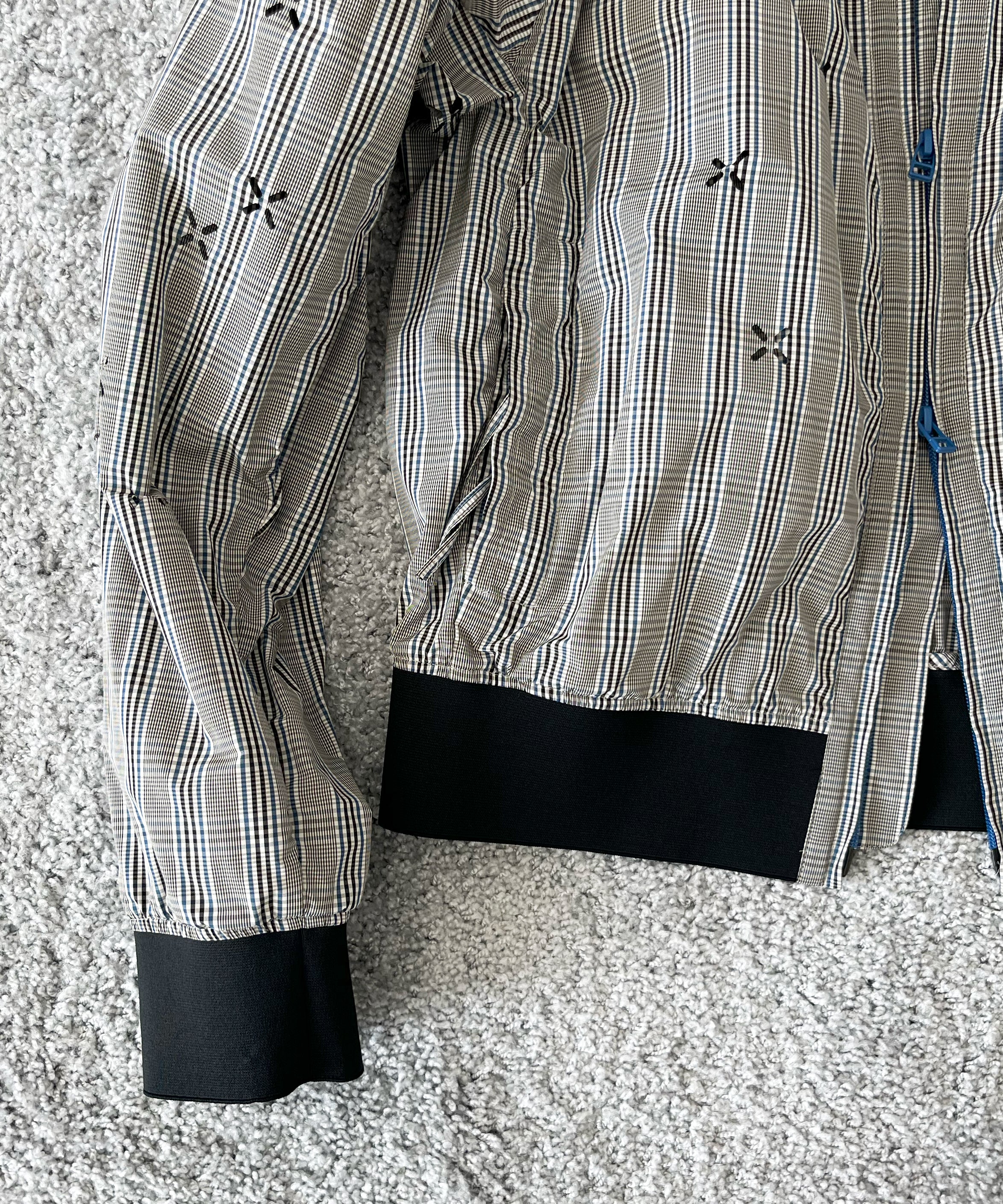 JIAN YE Guai blouson (siege) "BLUE CHECK"