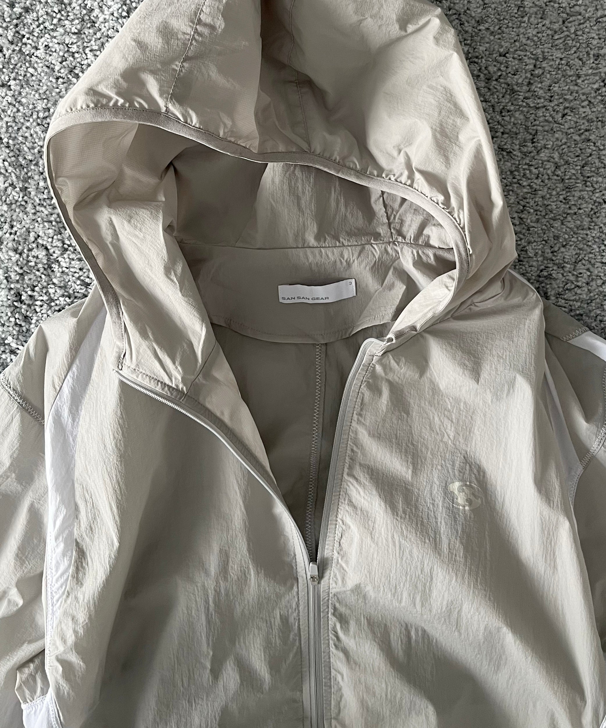 SAN SAN GEAR Paneled jacket "GREY"