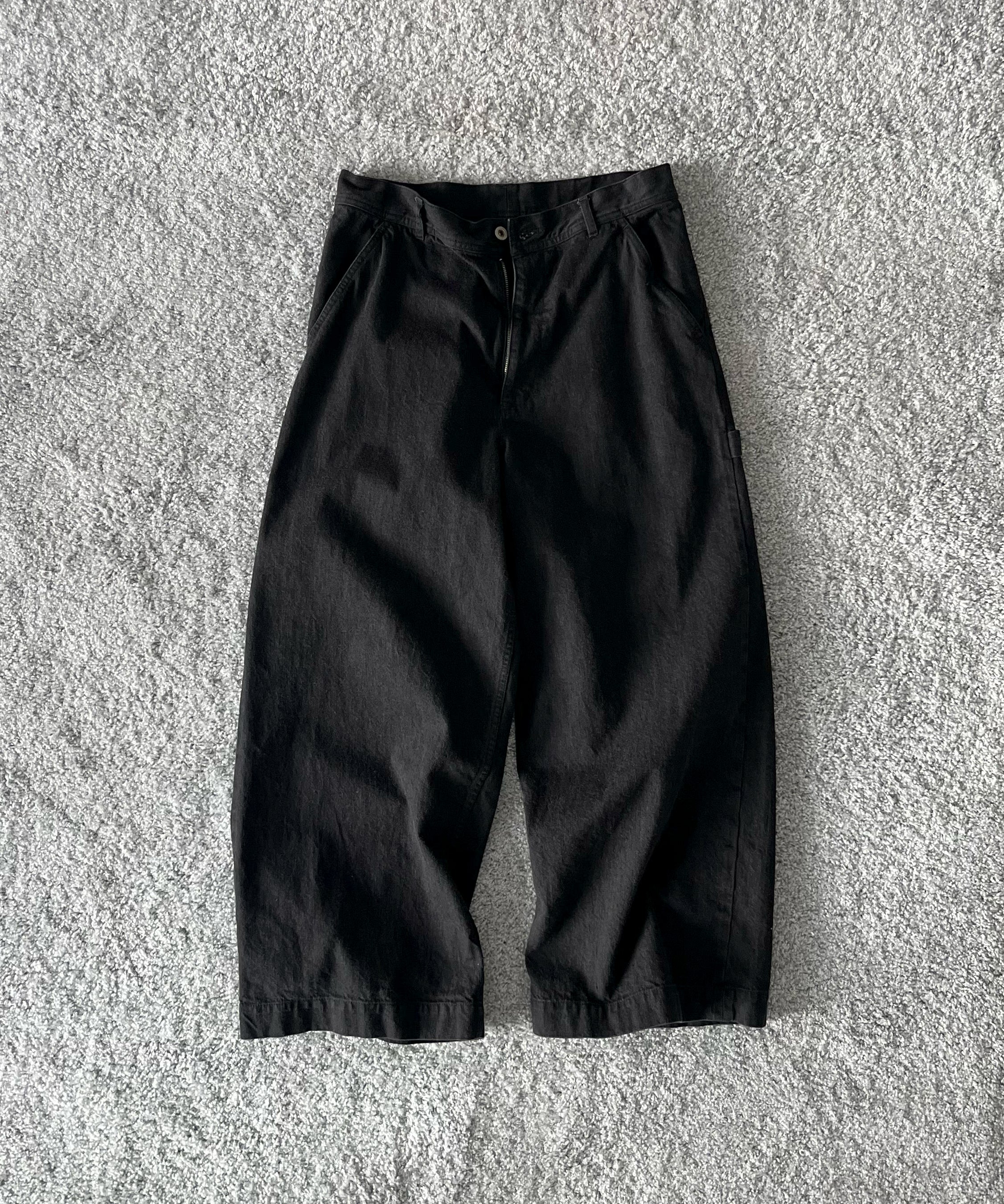 VOAAOV Denim pants "BLACK/OW"
