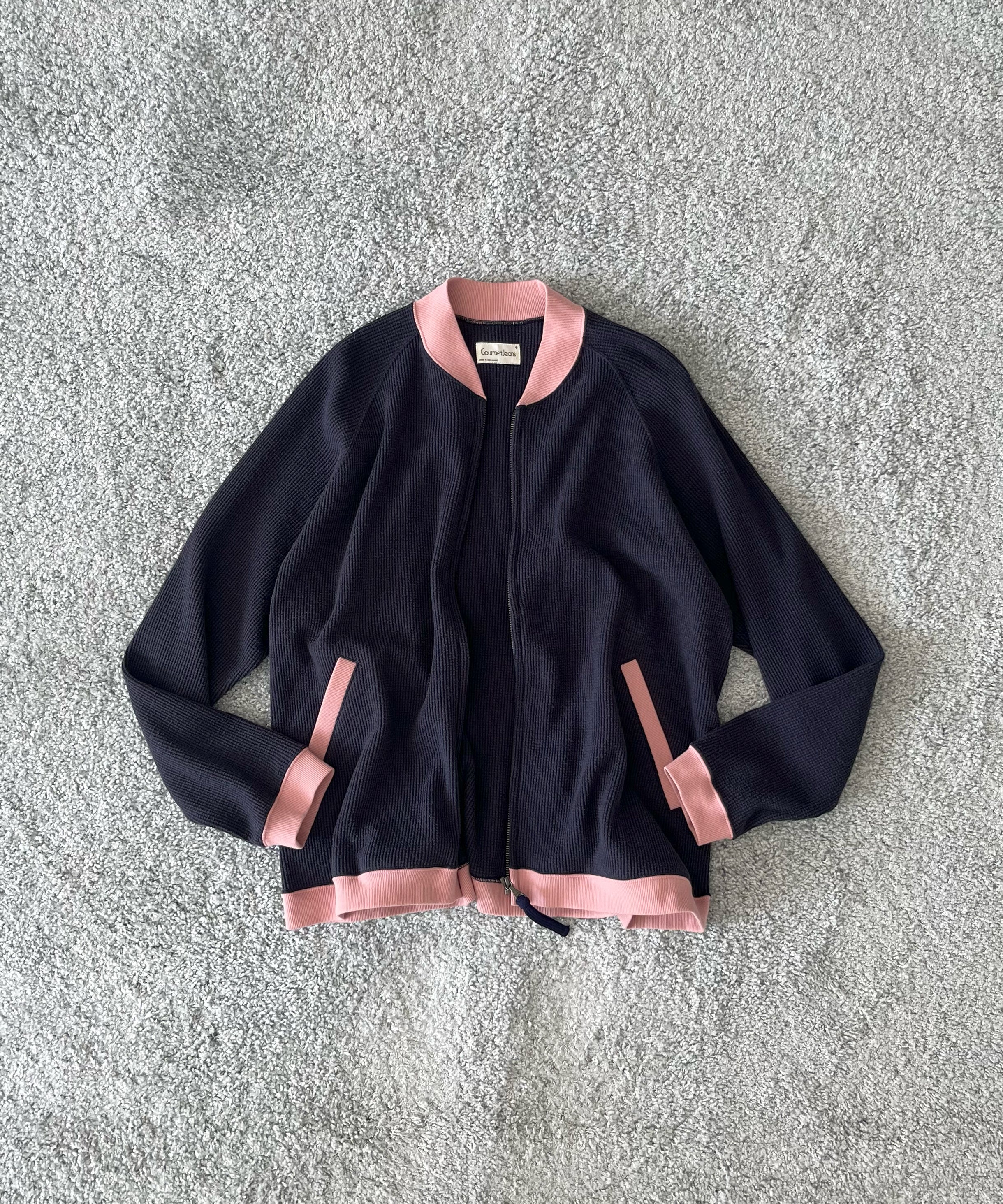 gourmet jeans Waffle bomber "GRAPE"