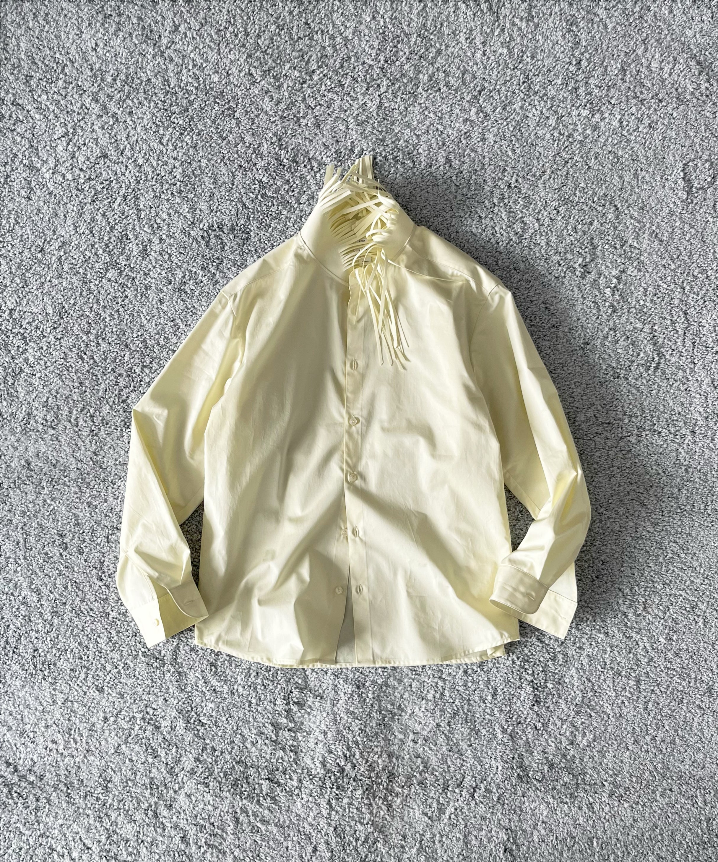 POST ARCHIVE FACTION(PAF) Trimmed Shirt C "YELLOW"