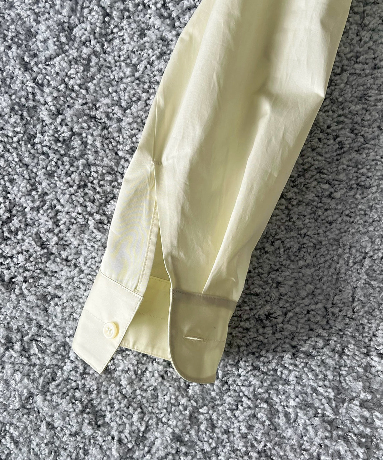 POST ARCHIVE FACTION(PAF) Trimmed Shirt C "YELLOW"