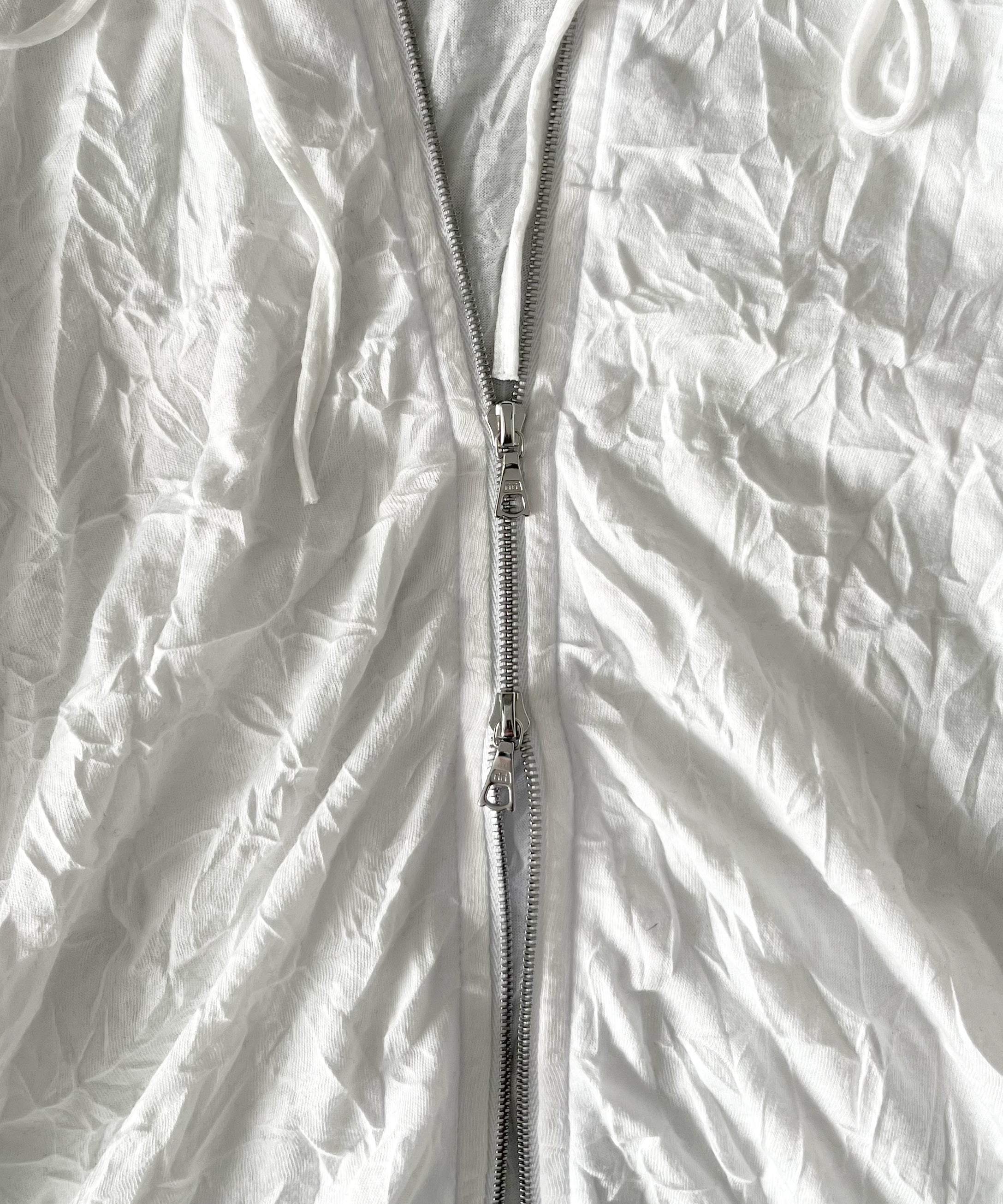 POST ARCHIVE FACTION(PAF) Zip hoodie "WHITE"