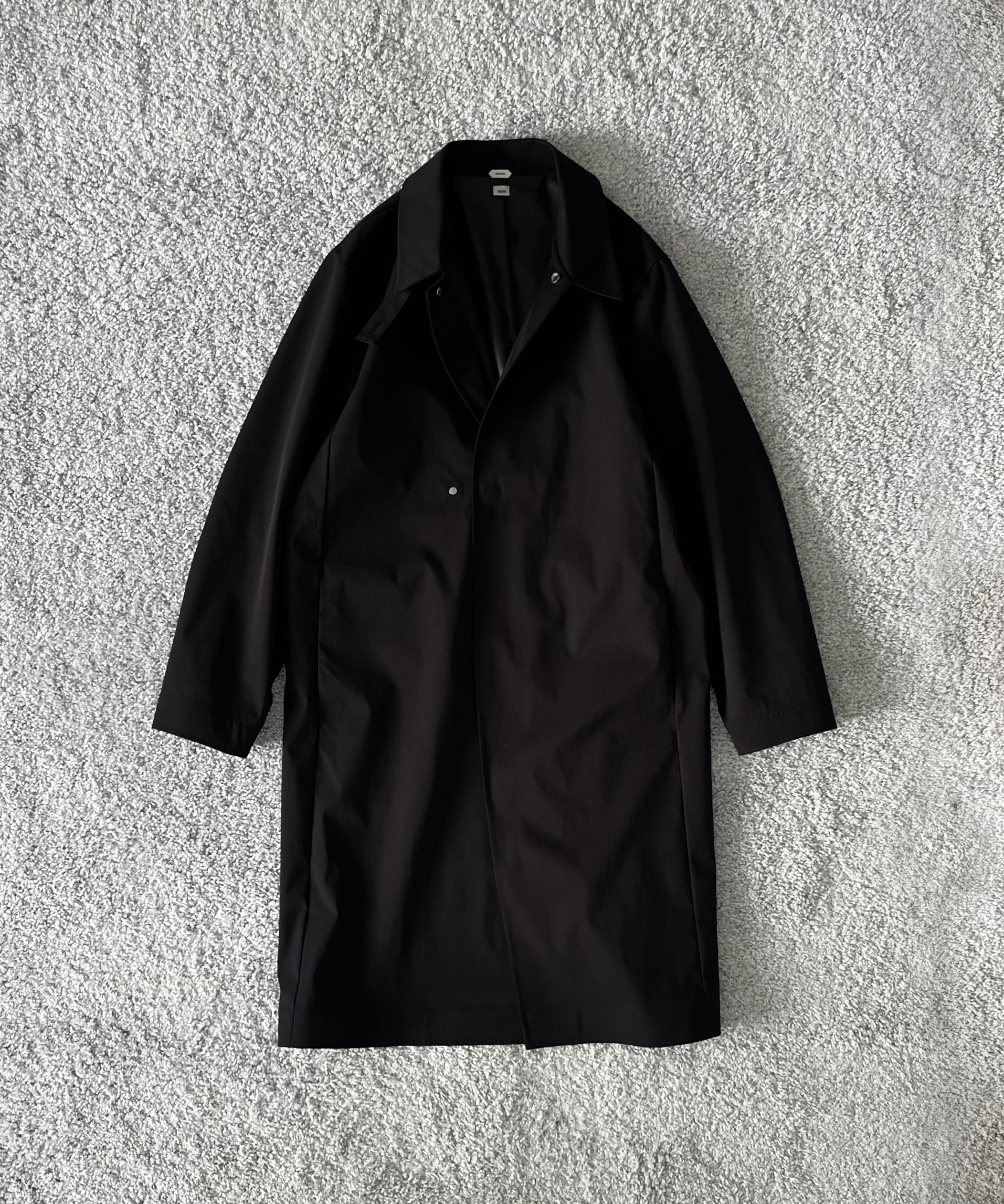 POST ARCHIVE FACTION(PAF) Rain coat "BLACK"