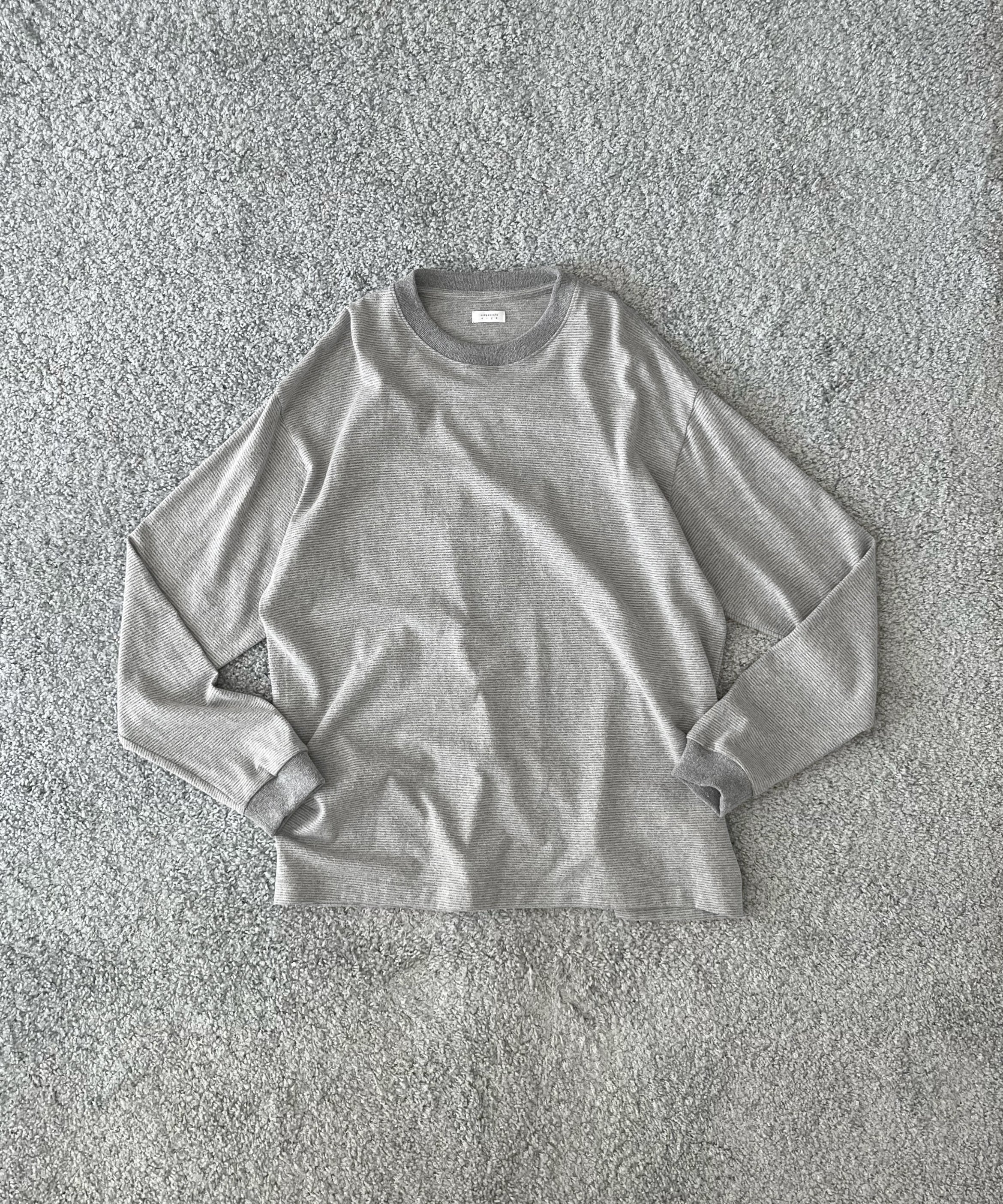 crepuscule Border l/s cutsew "L.GRAY"