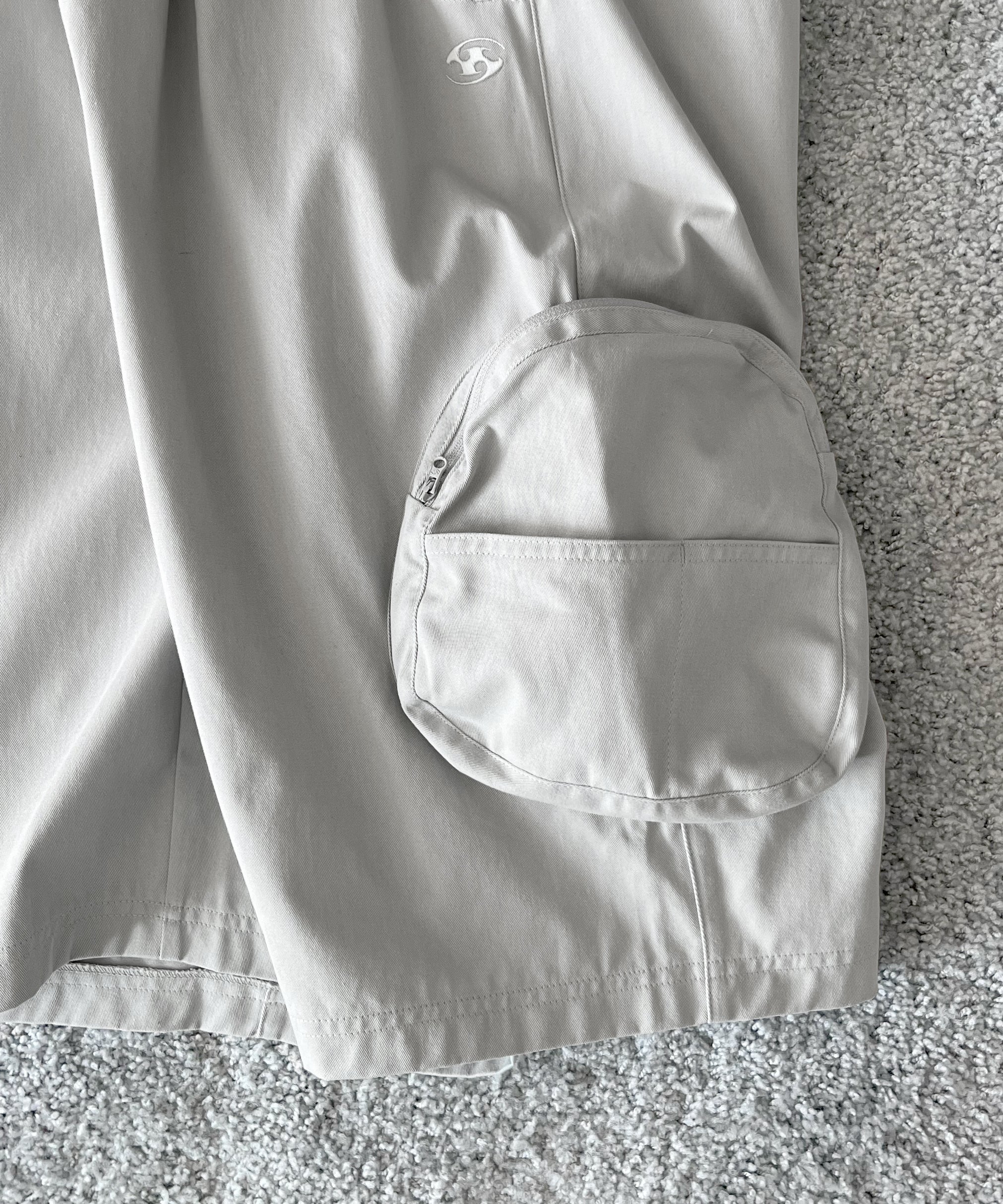 SAN SAN GEAR Cargo shorts "LIGHT GREY"