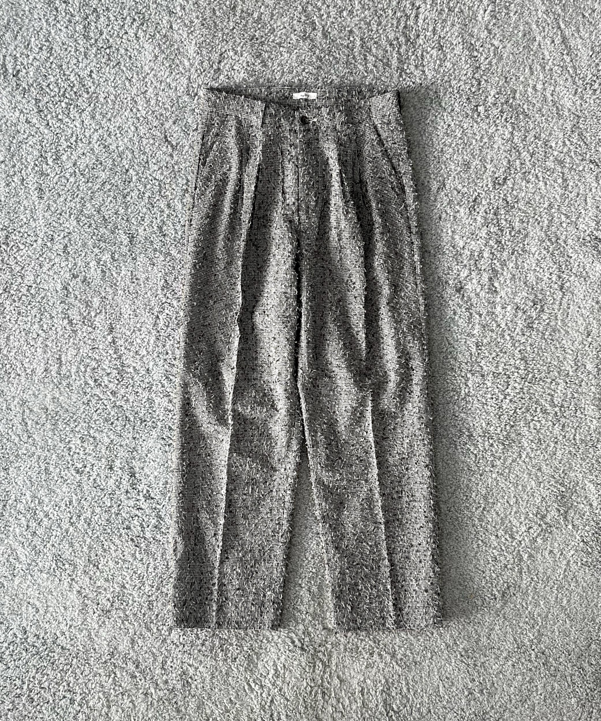 saby Sleeping trouser - cotton linen FAB × Needles Work - "HOUNDSTOOTH"