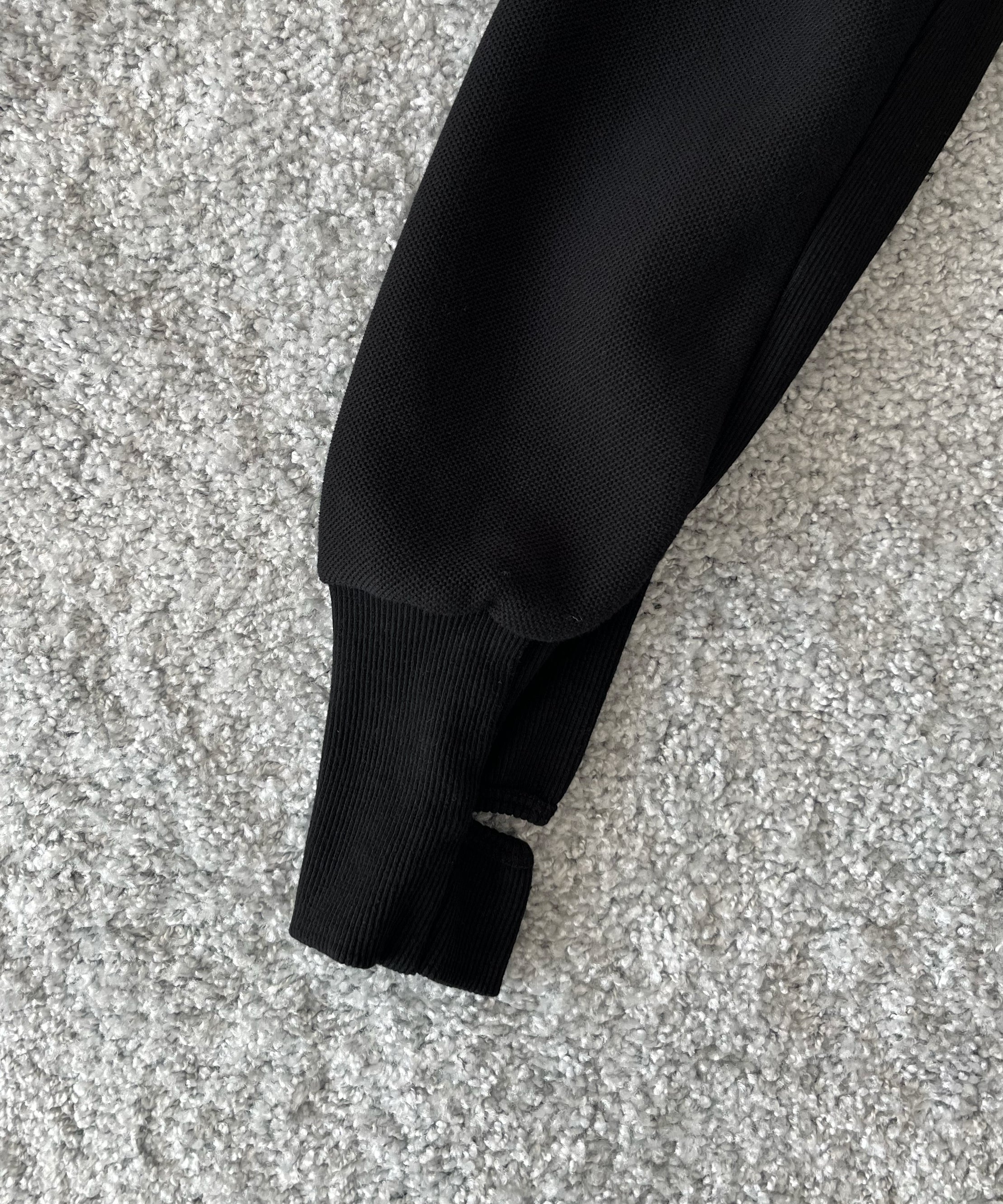 JIAN YE Guai mask hood "BLACK"