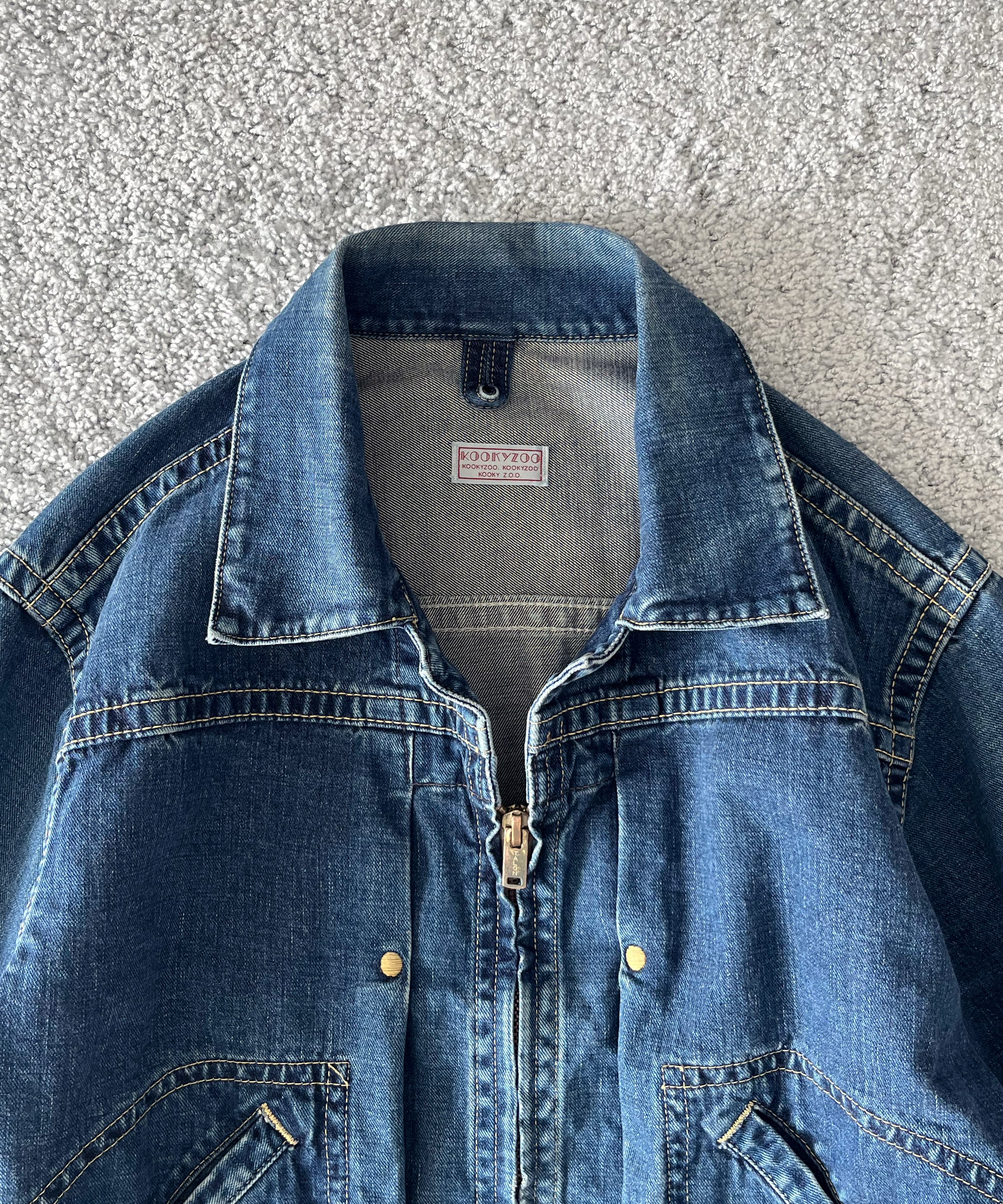 KOOKY ZOO Juvenile denim jacket type4 "INDIGO"