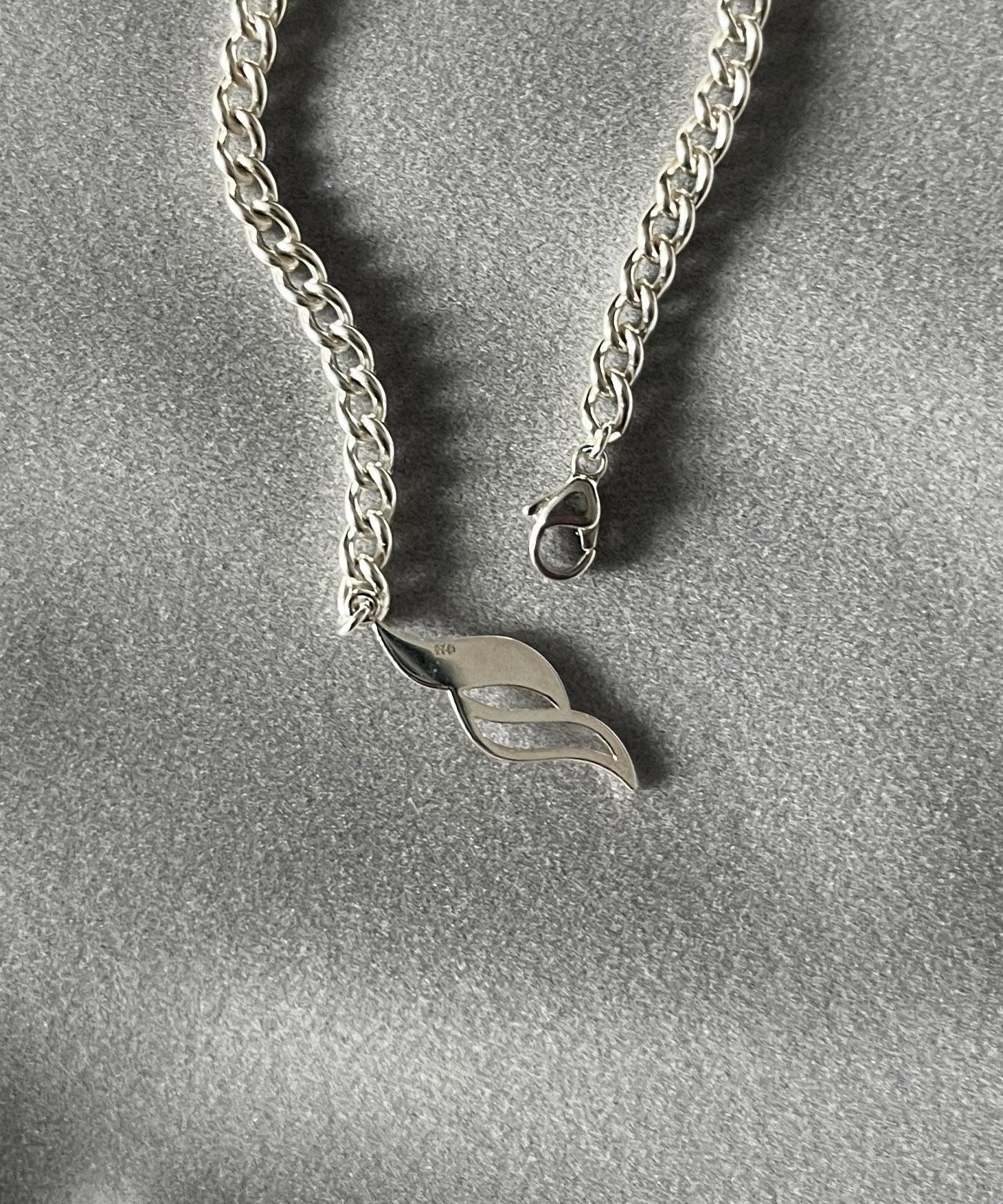 SHRINE S chain bracelet "SILVER"