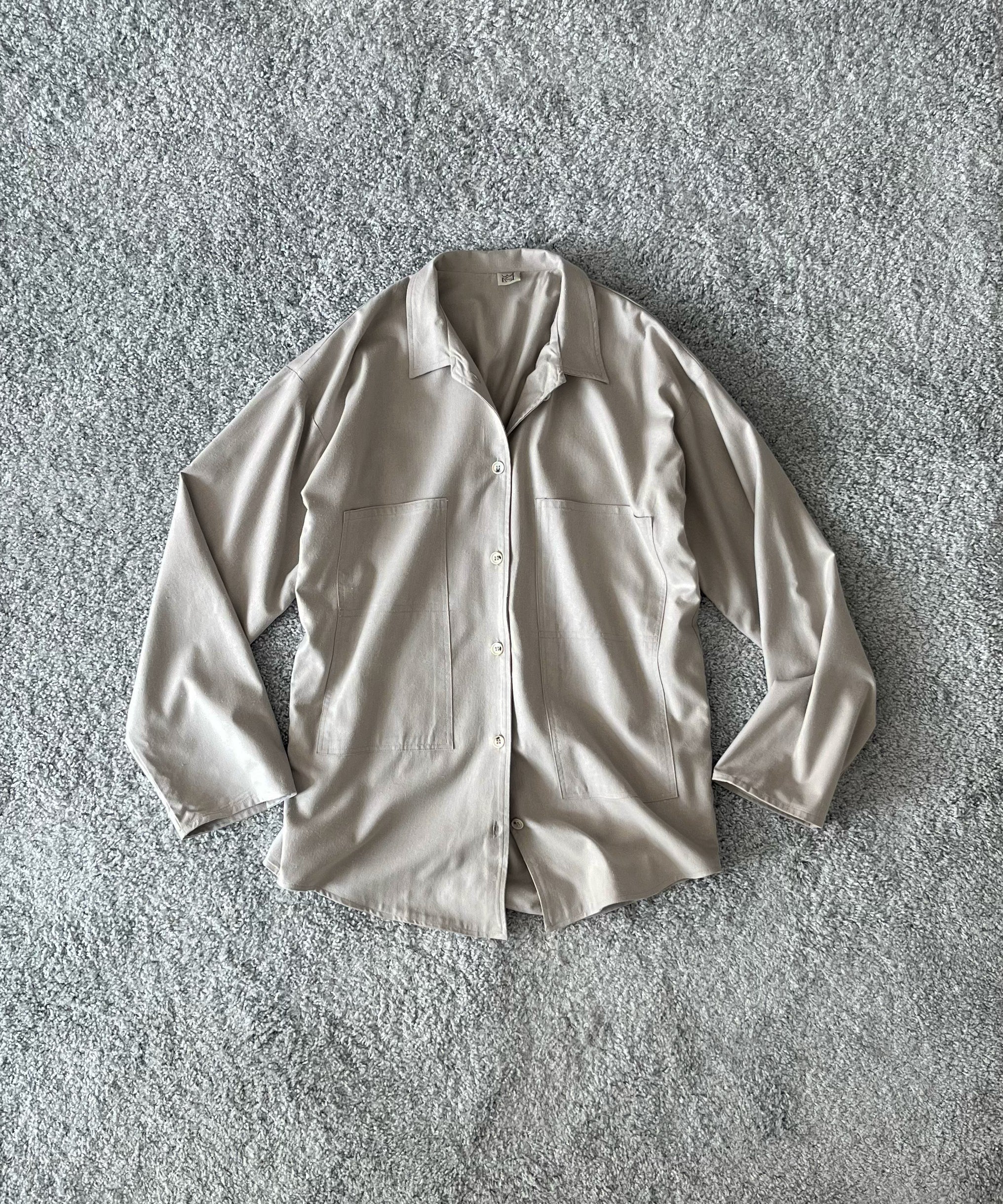 Baserange Gren overshirt "PRUNGREY"