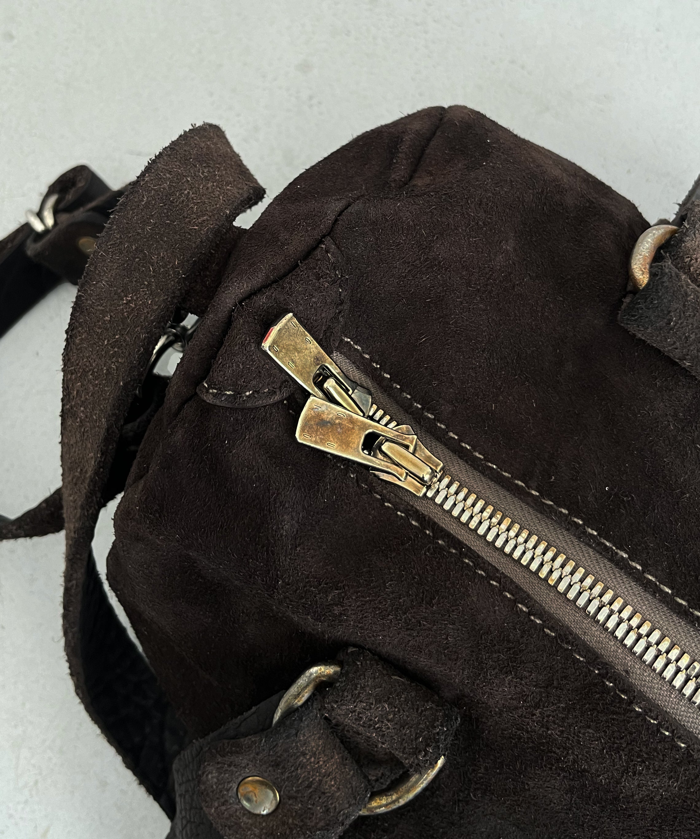 GUIDI Cross body "BROWN"