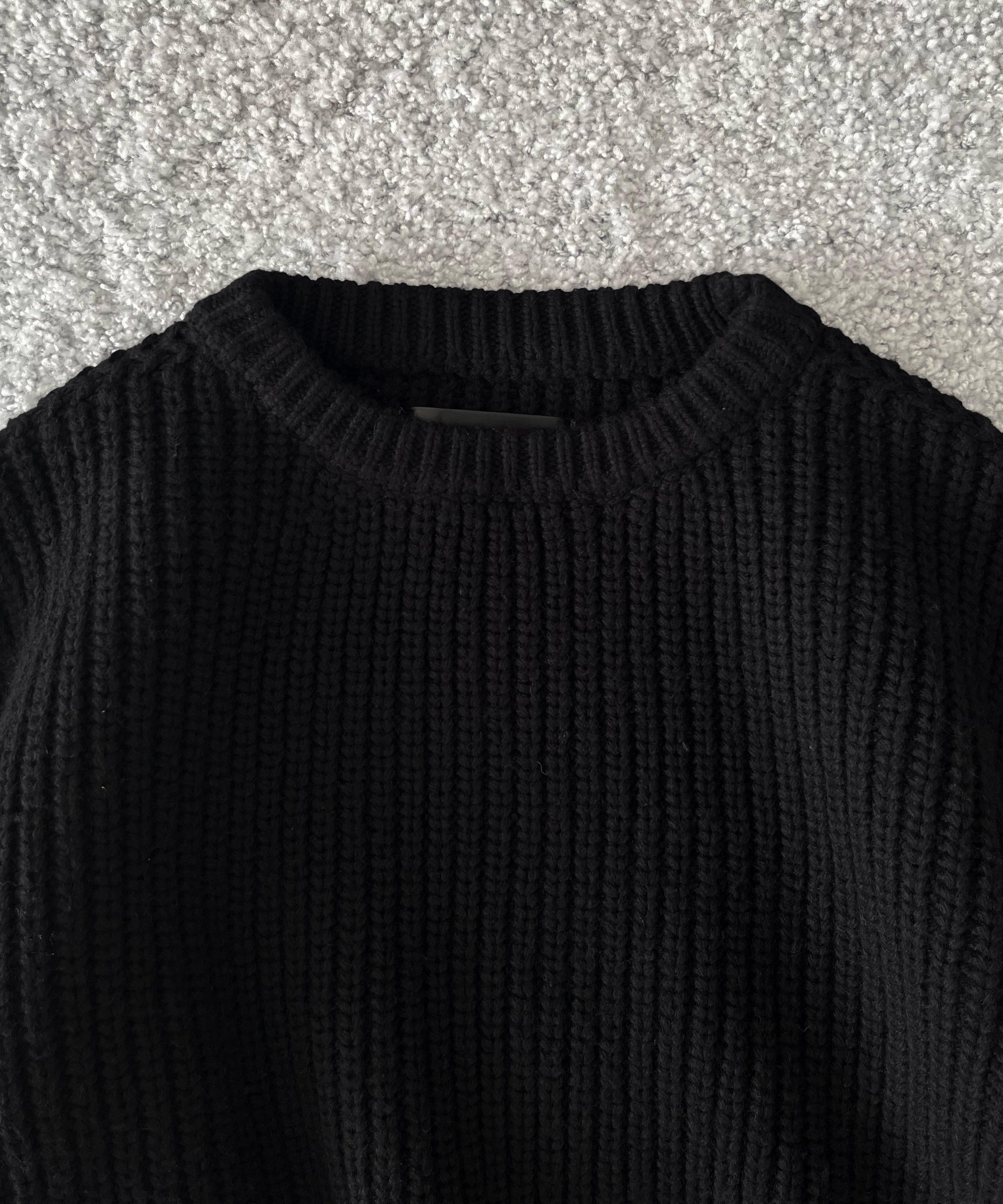 Basketcase Fisherman, knit "BLACK"