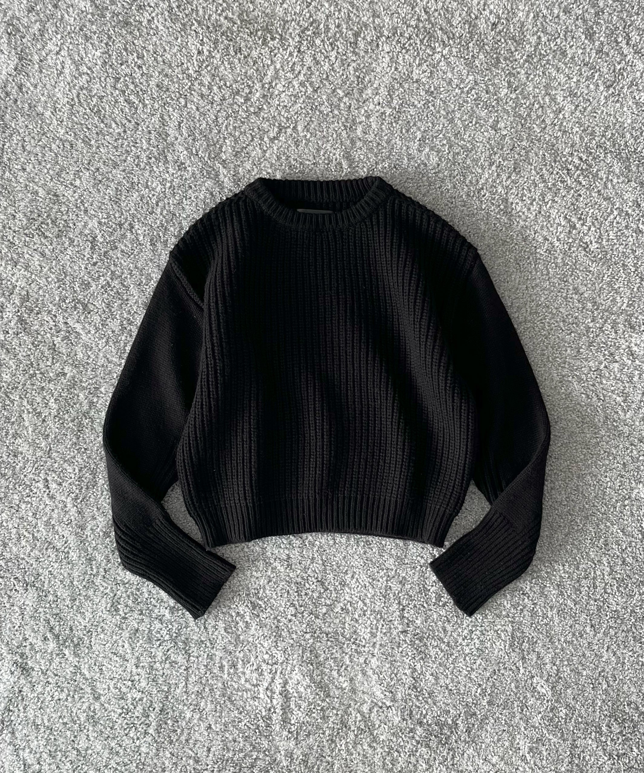 Basketcase Fisherman, knit "BLACK"