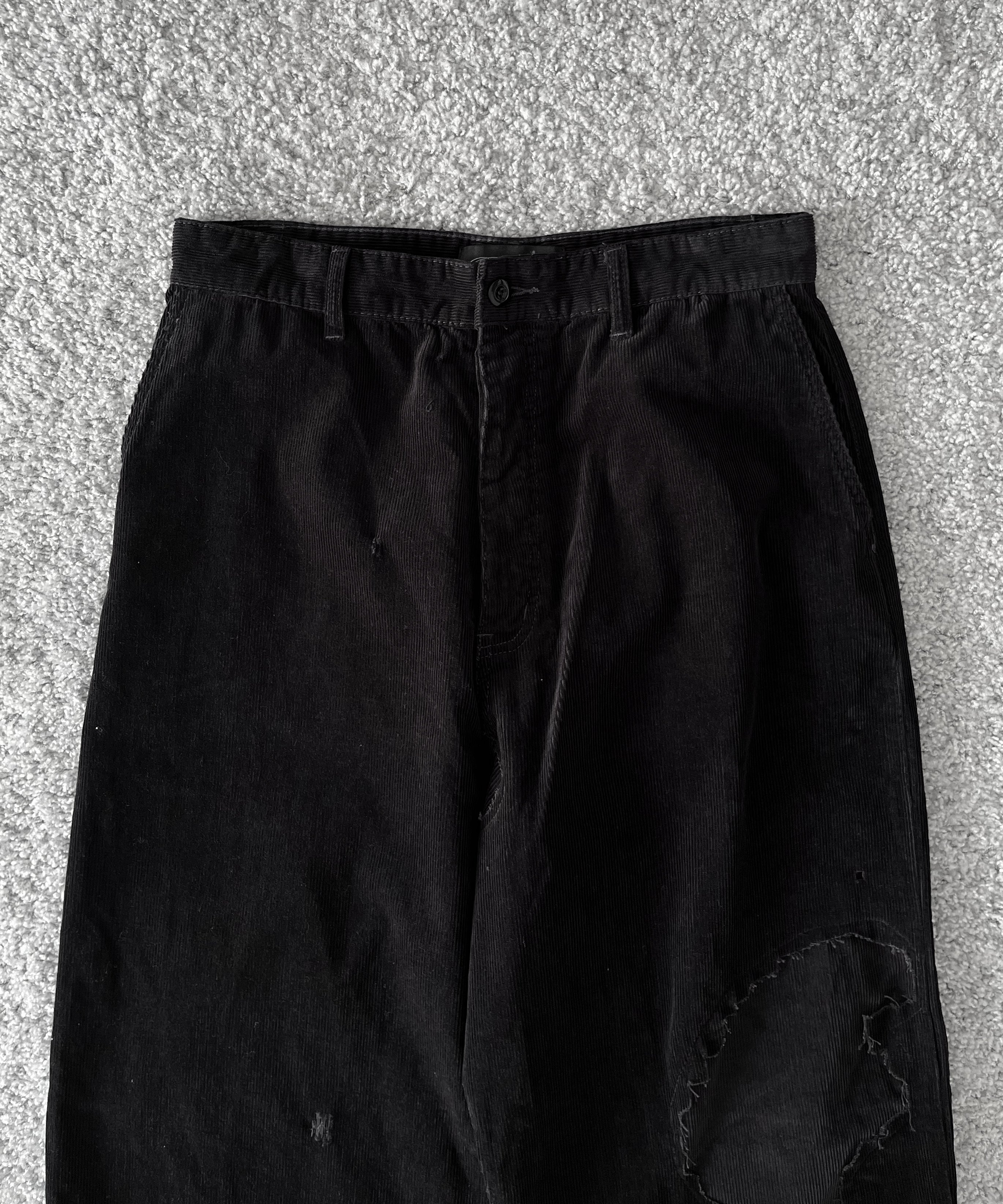 Basketcase Lax, repaired black corduroy "BLACK"