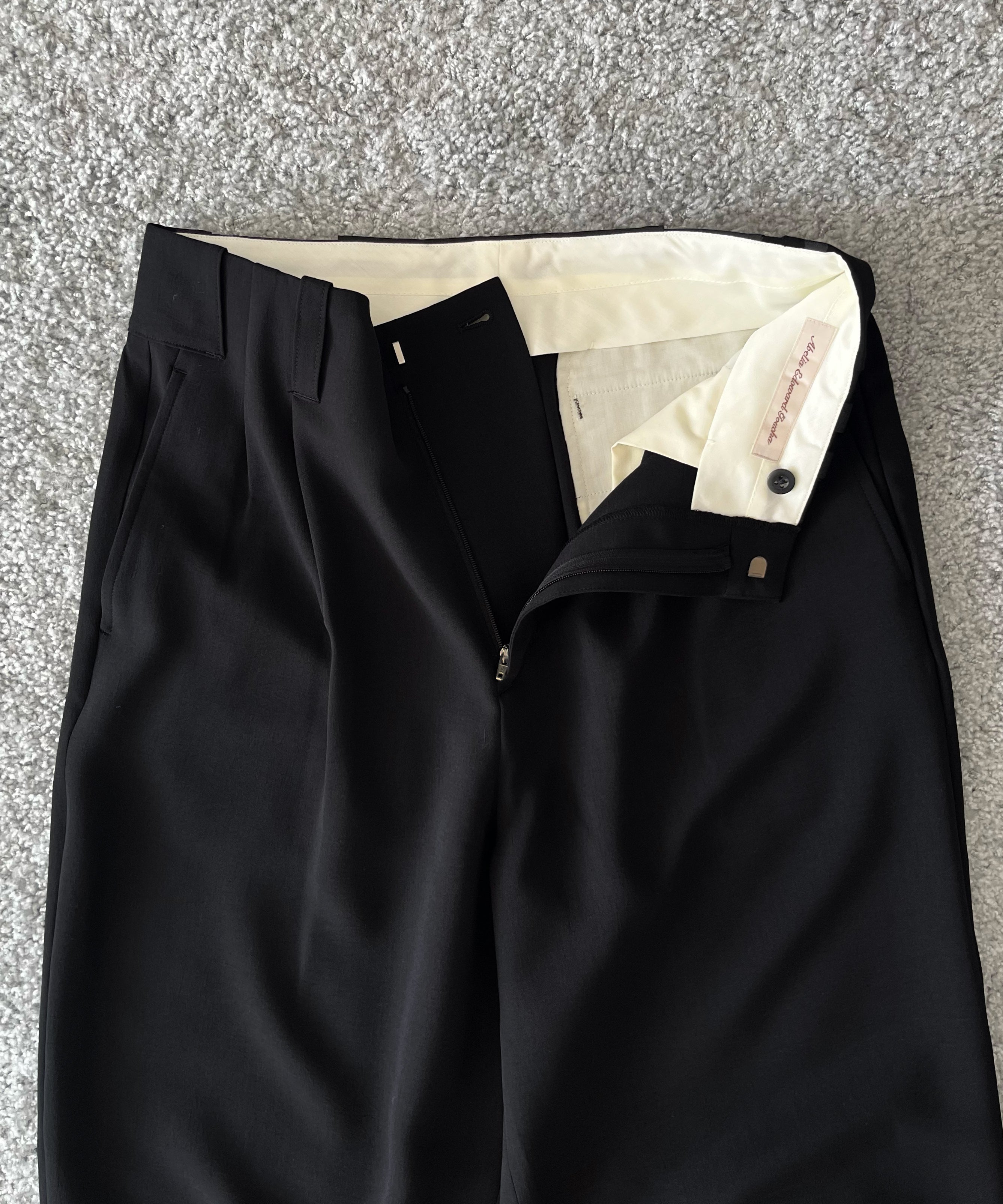 ABELIA EDOWARD GOUCHA Baseball slacks "BLACK"