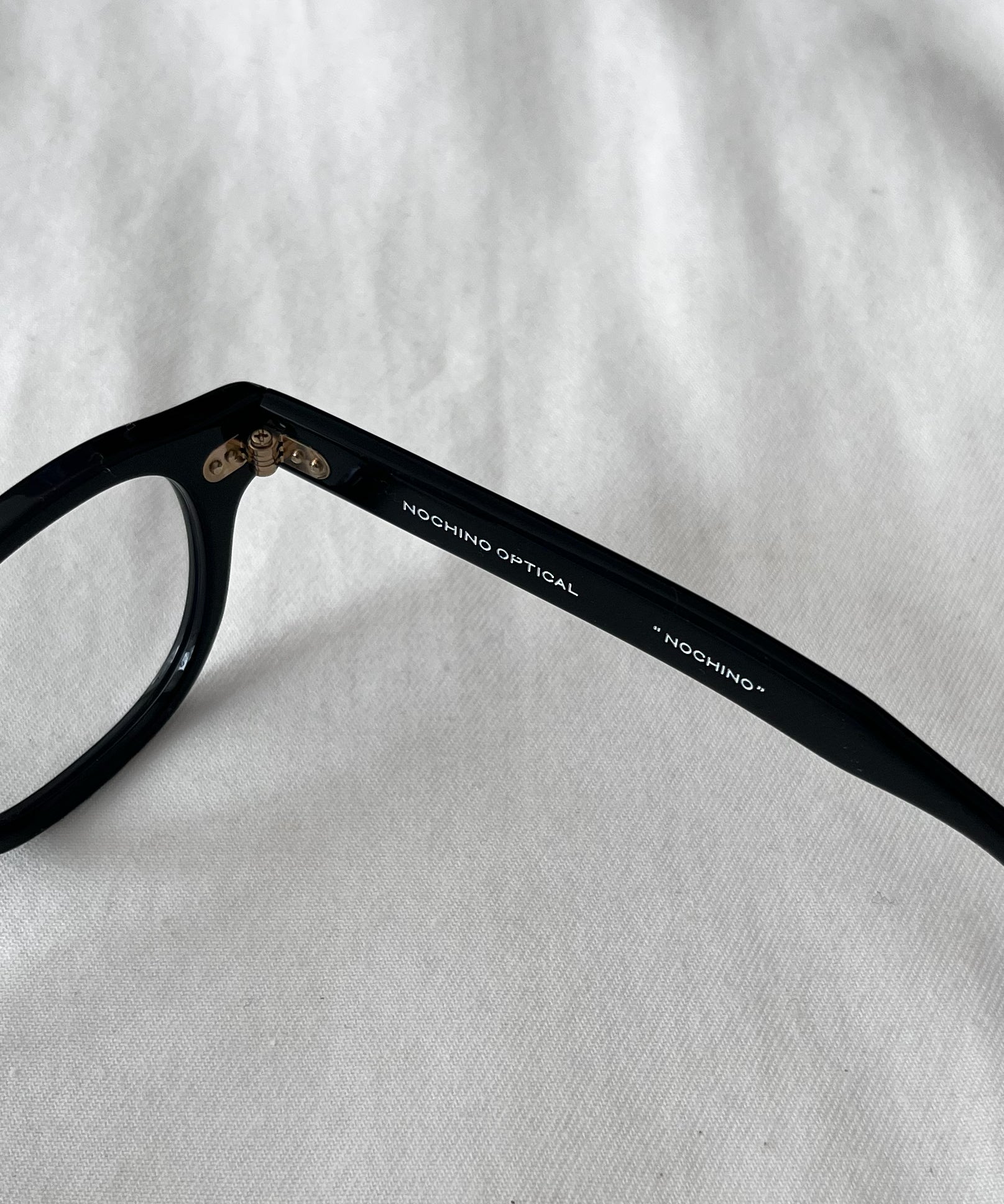 NOCHINO OPTICAL "Nochino" "#1 GLOSS BLACK × CLEAR to GREY"