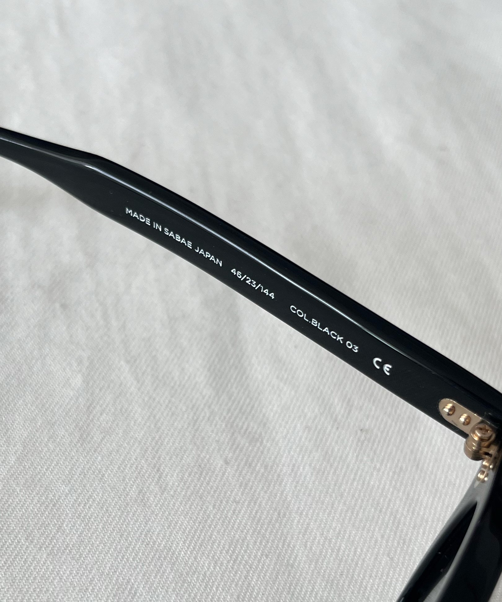 NOCHINO OPTICAL "Nochino" "#4 GLOSS BLACK × DARK GREY"
