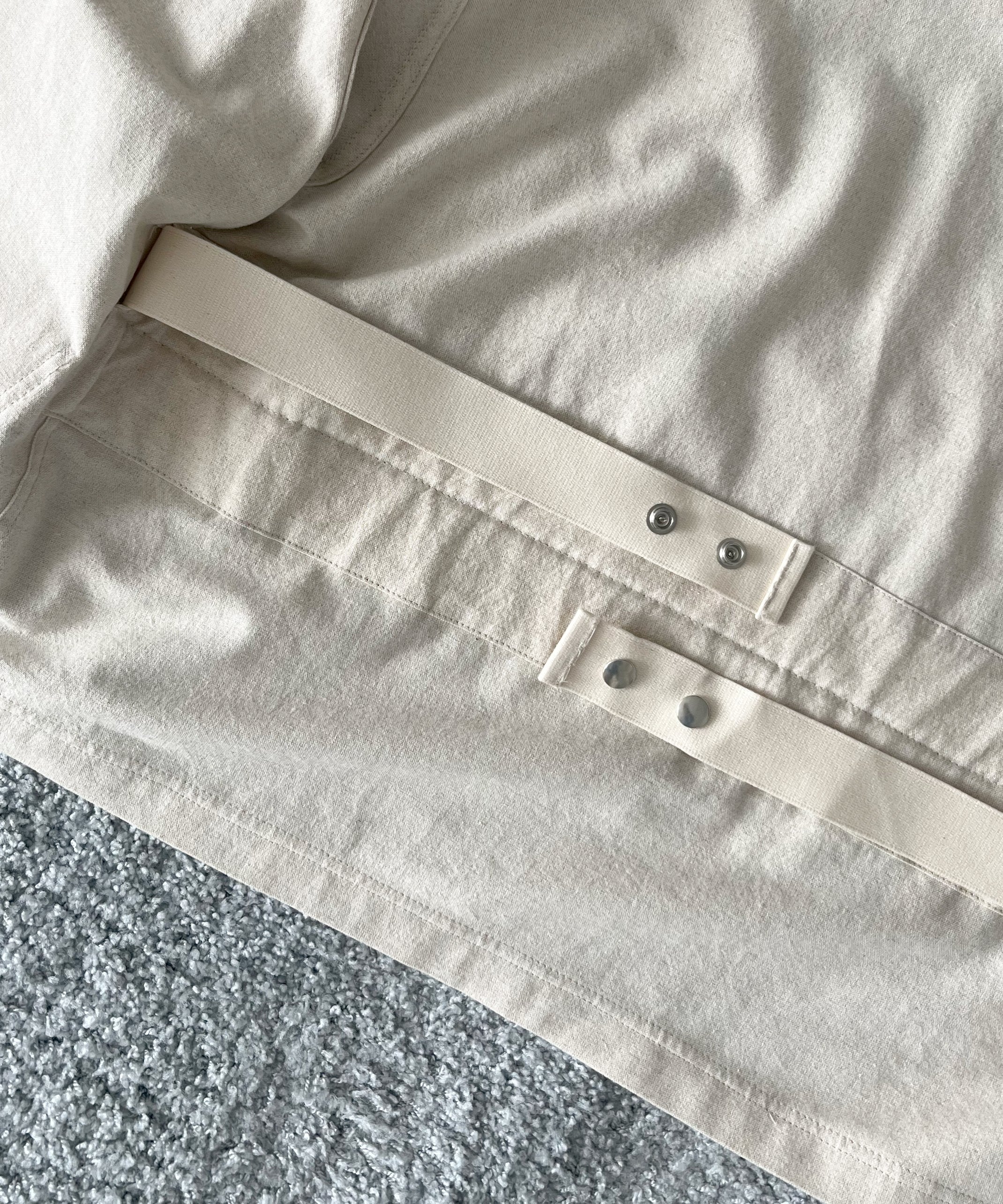 UNUSED Us2553 hood jacket "BEIGE"