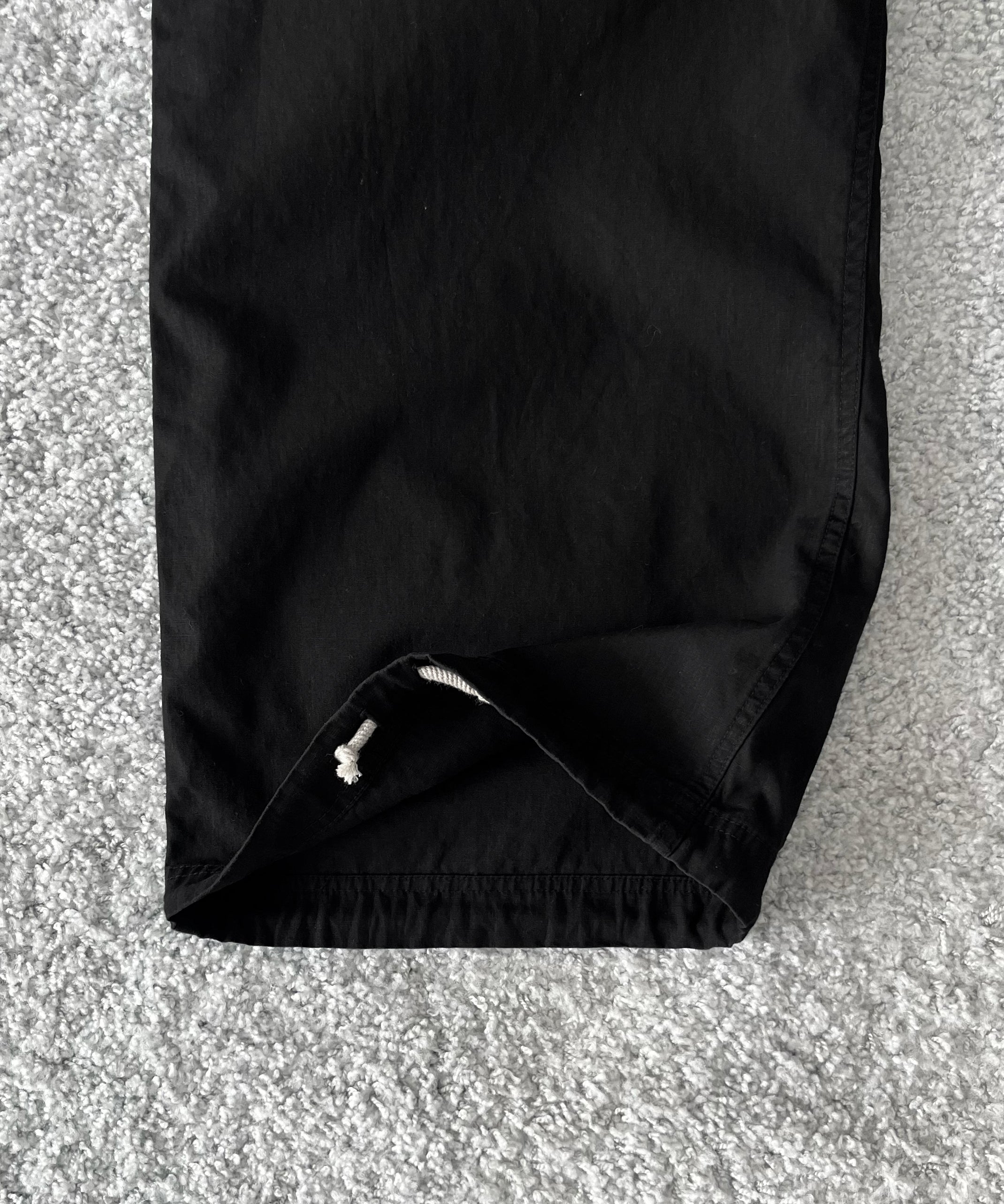 WHOWHAT Drawcord pants "BLACK"