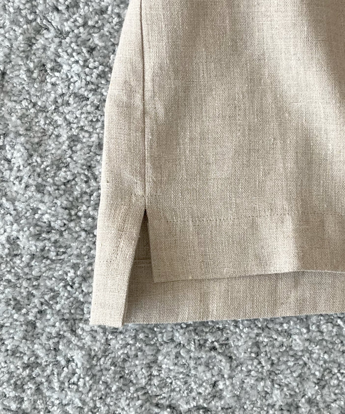 sefr Dao shirt "BEIGE CONCRETE LINEN"