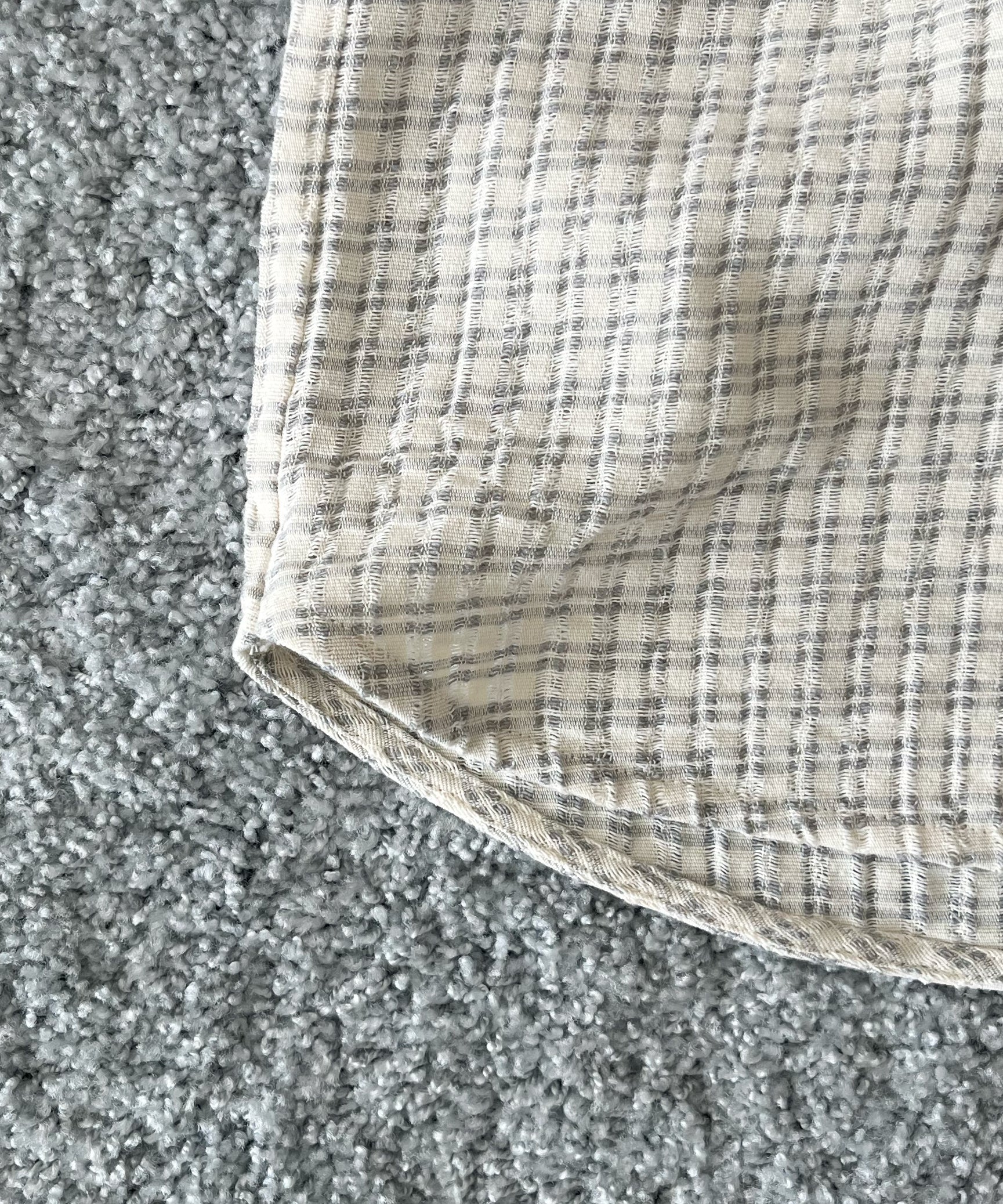sefr Wes shirt "SUBTLE BEIGE CHECK"