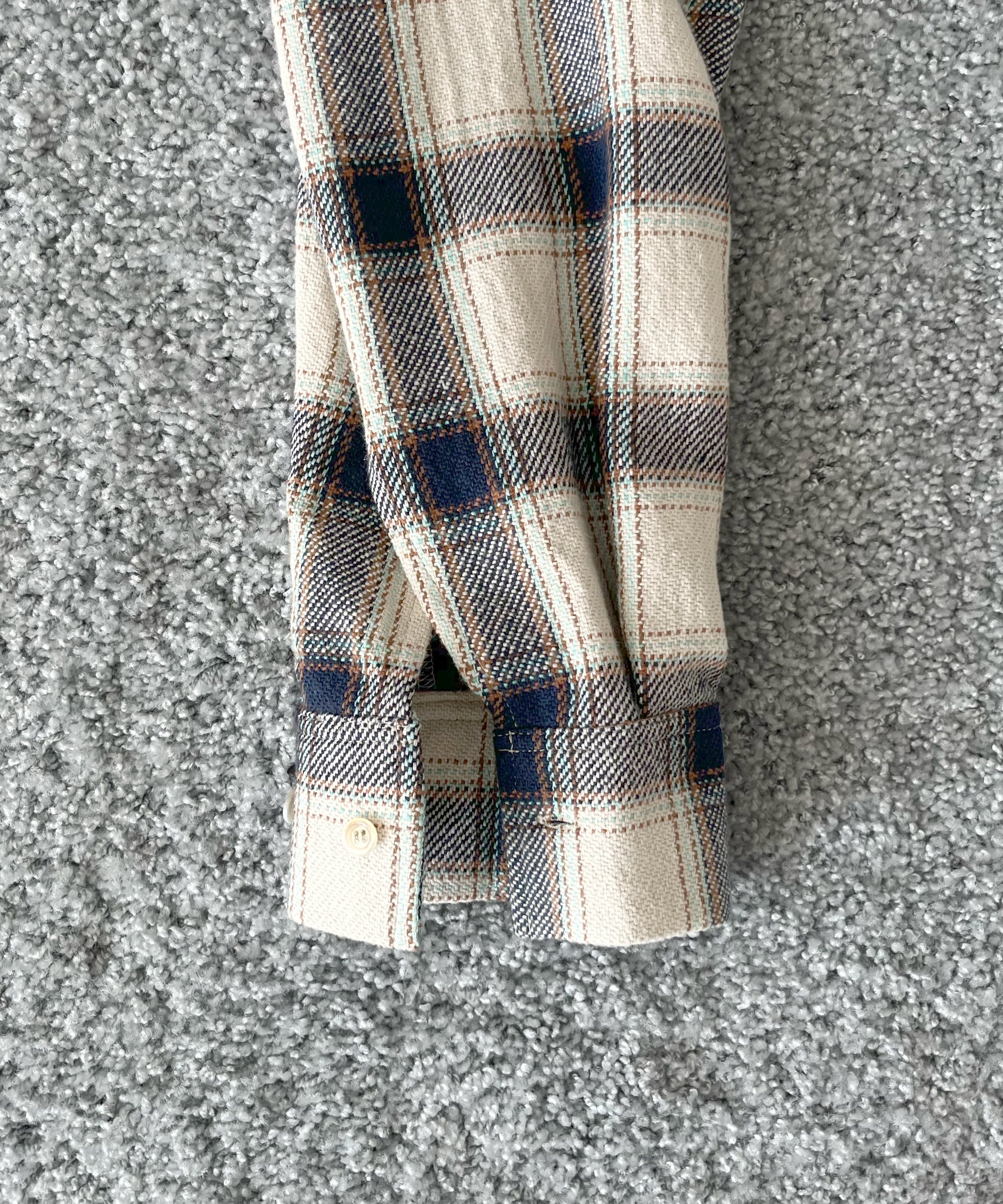 sefr Wes shirt "NAVY TABLECLOTH CHECK"