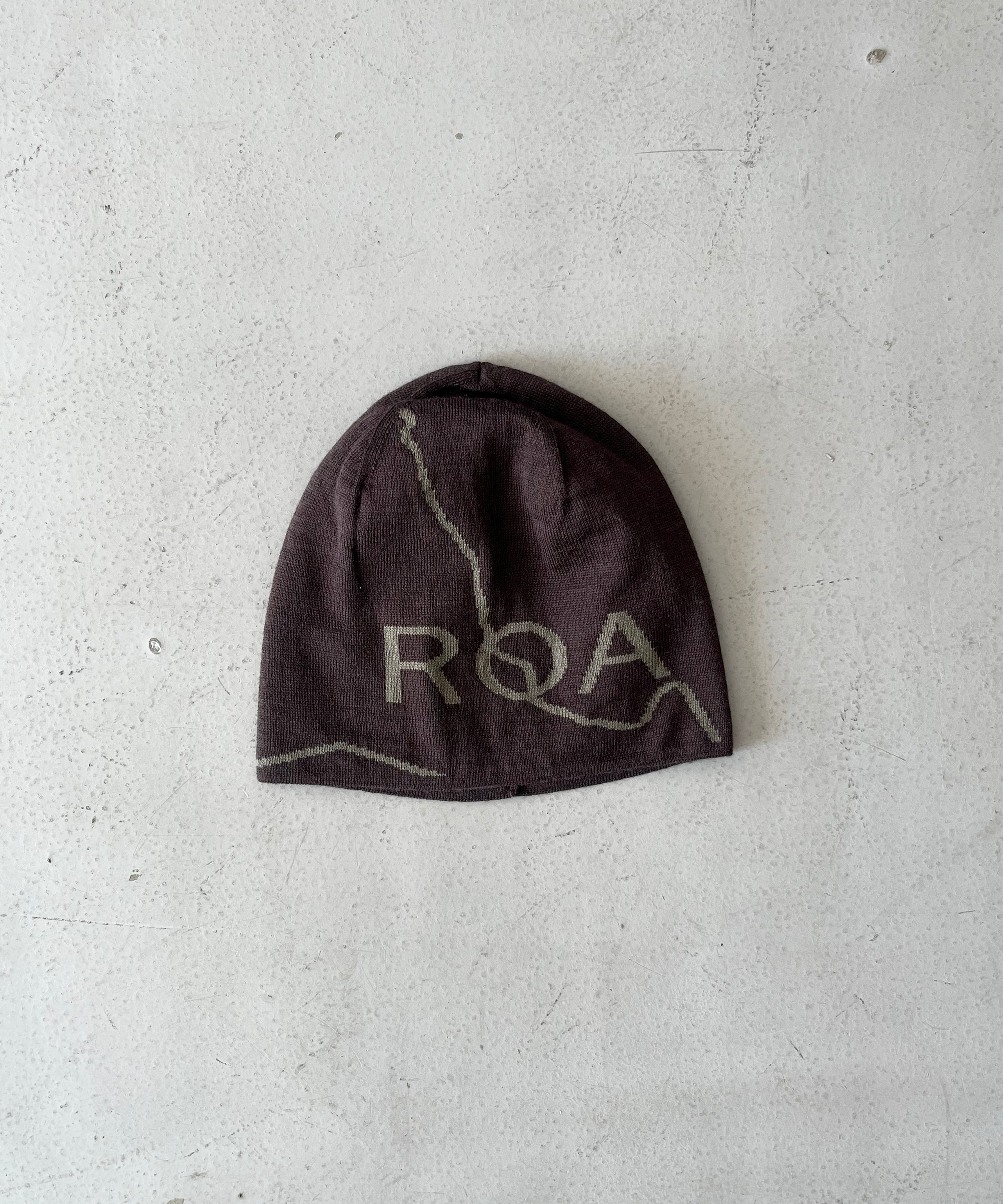 ROA Logo wool beanie "BLACK"