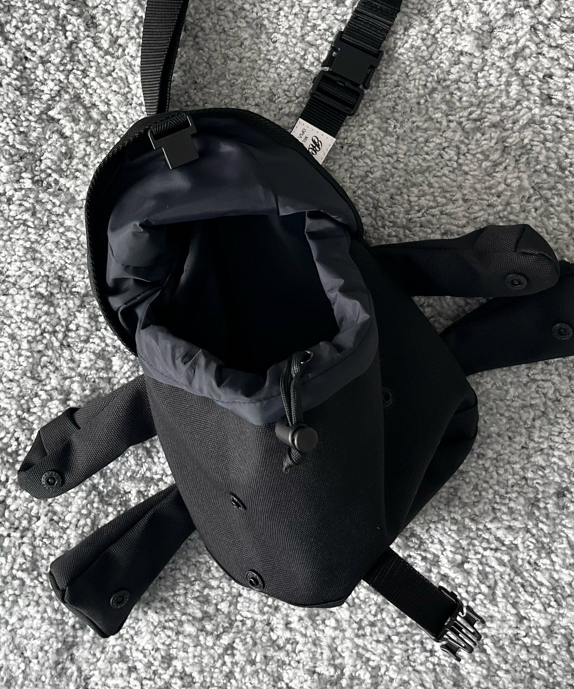 PHINGERIN Cumalice pouch "BLACK"