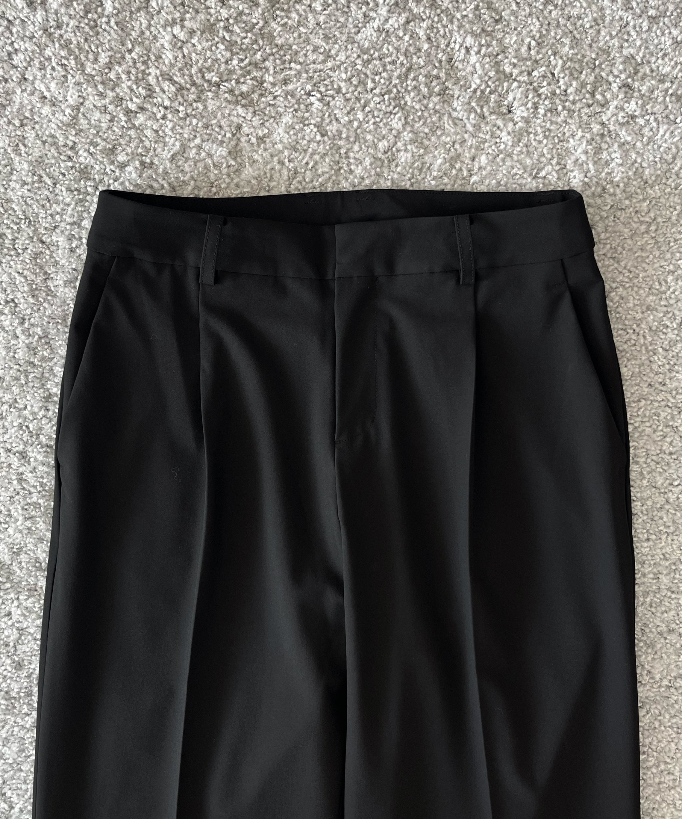 KAIKO Low rise slacks "BLACK"